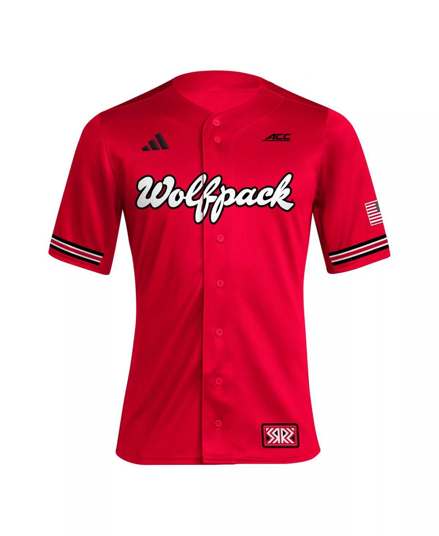 Men's NC State Wolfpack Reverse Retro Replica jersey Baseball Jersey - Black - 2XL