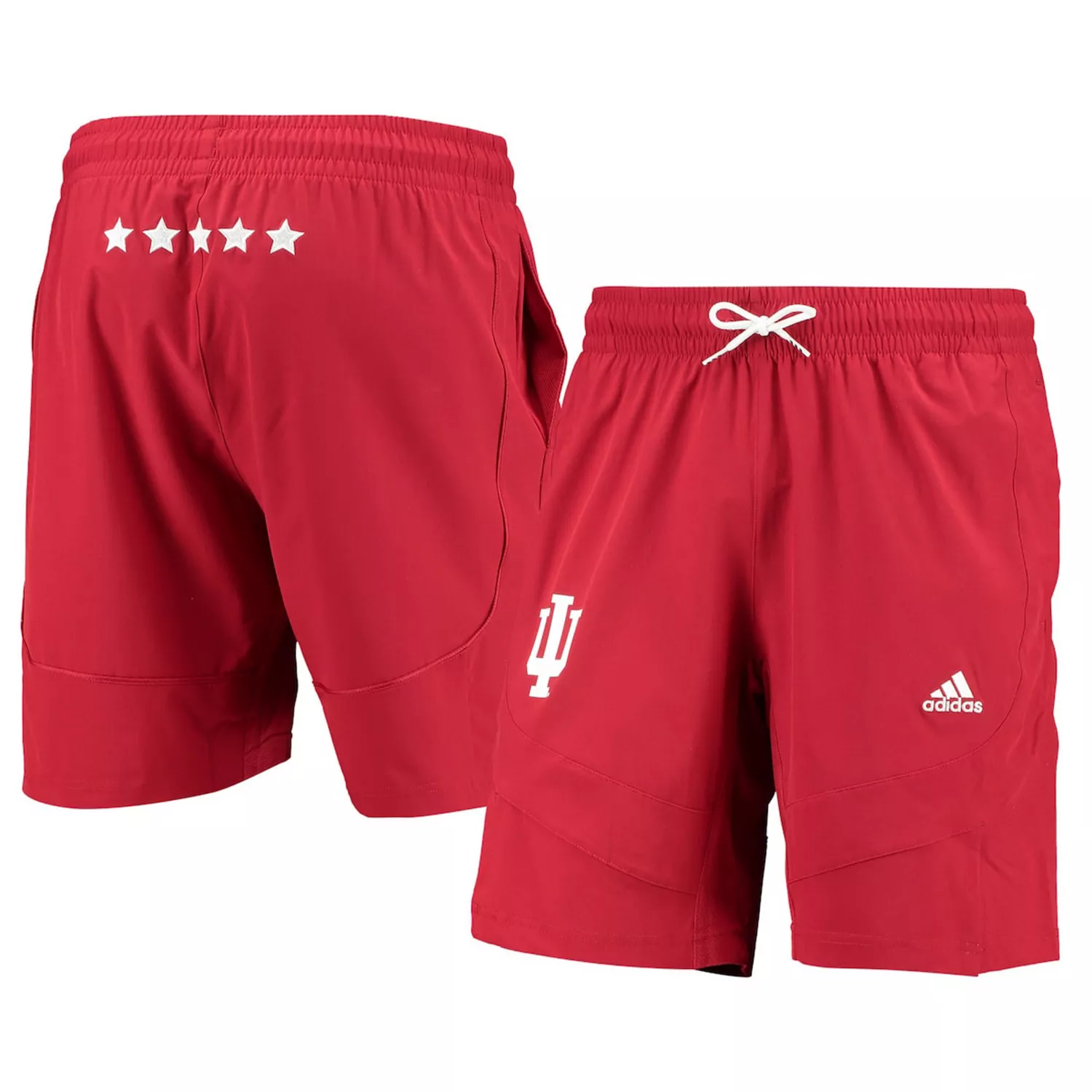 Men's Crimson Indiana Hoosiers Swingman AEROREADY Basketball Shorts - Crimson - 2XL