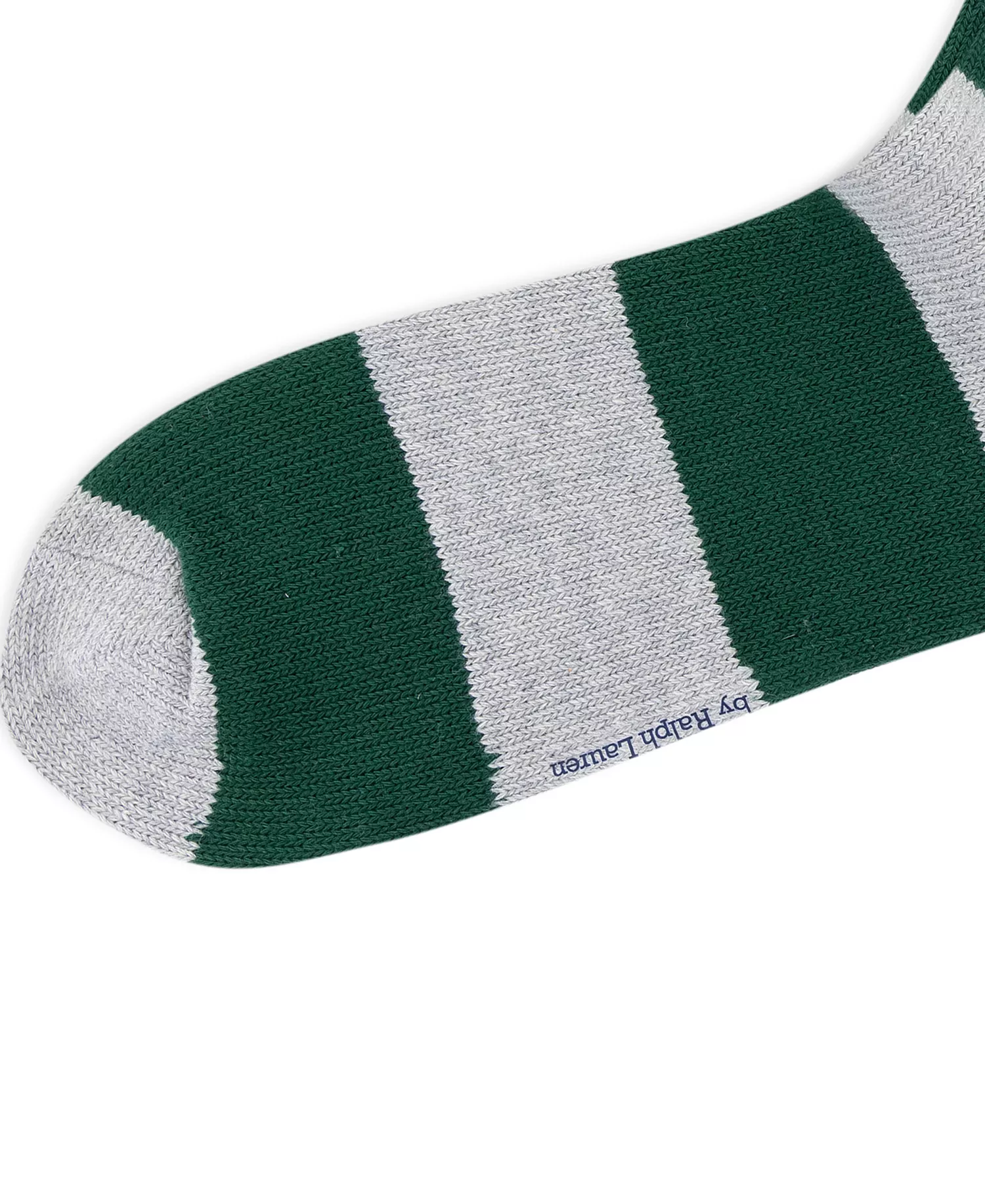 Men's Embroidered Rugby Bear Crew Socks - Gray - 7-12