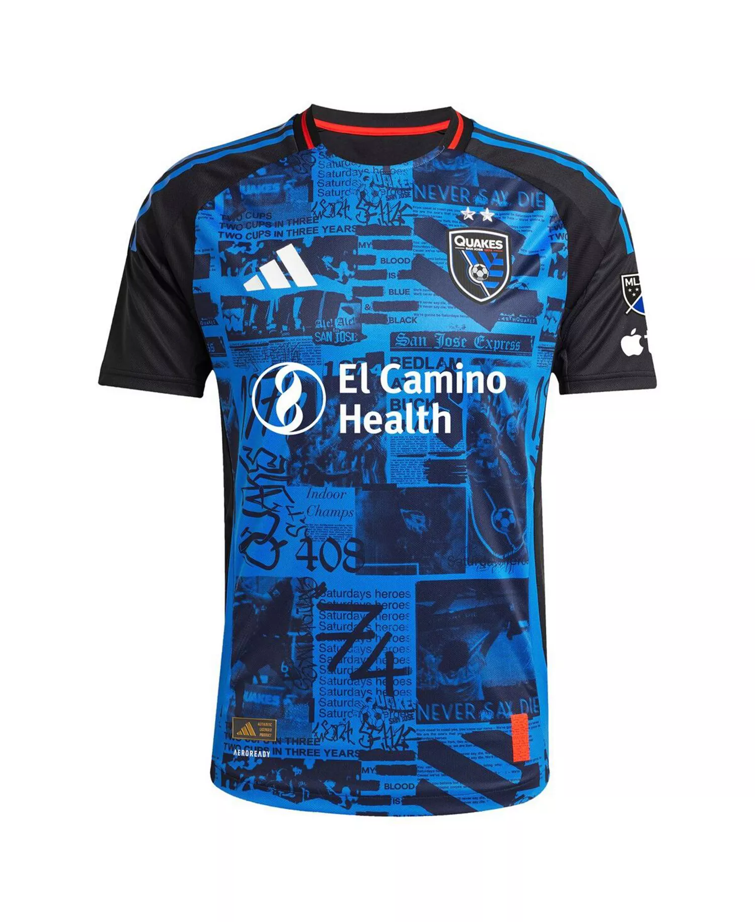 Men's Cristian Arango Black San Jose Earthquakes 2025 Headliner Authentic Player Jersey - Black - 2XL