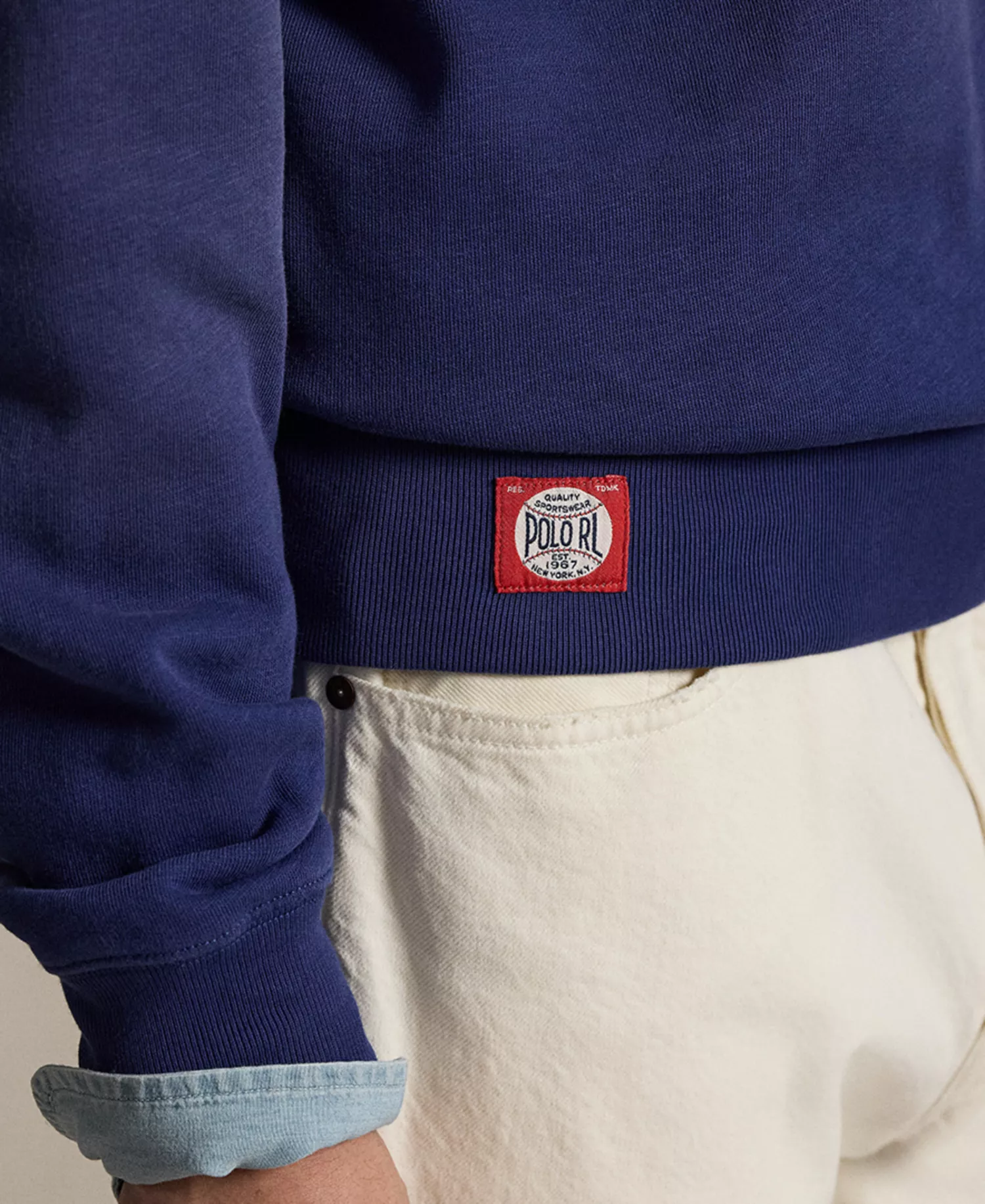 Men's Yankees Embroidered Fleece Sweatshirt - Freshwater - 2XL