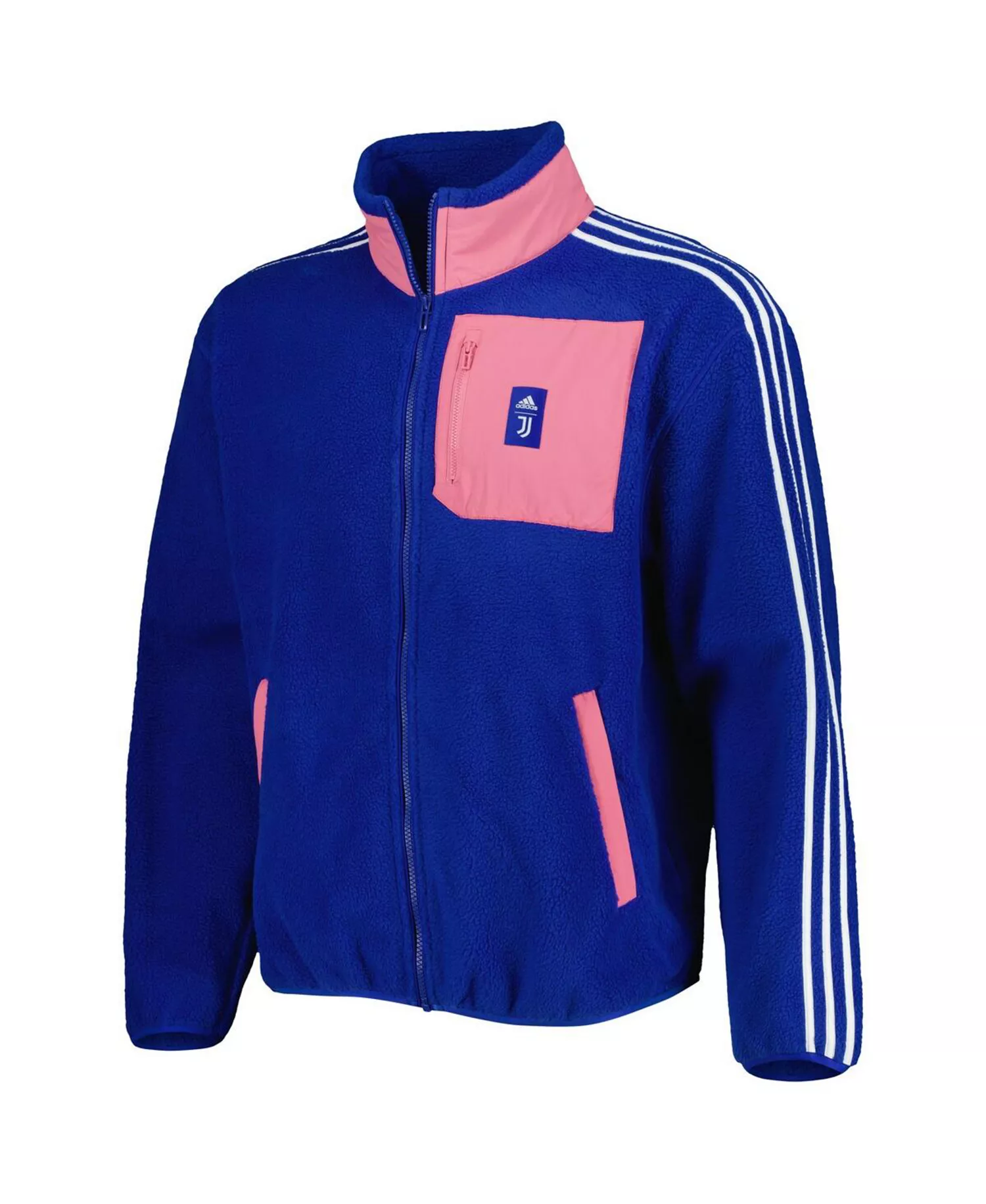 Men's Blue Juventus Lifestyler Fleece Full-Zip Jacket - Blue - L