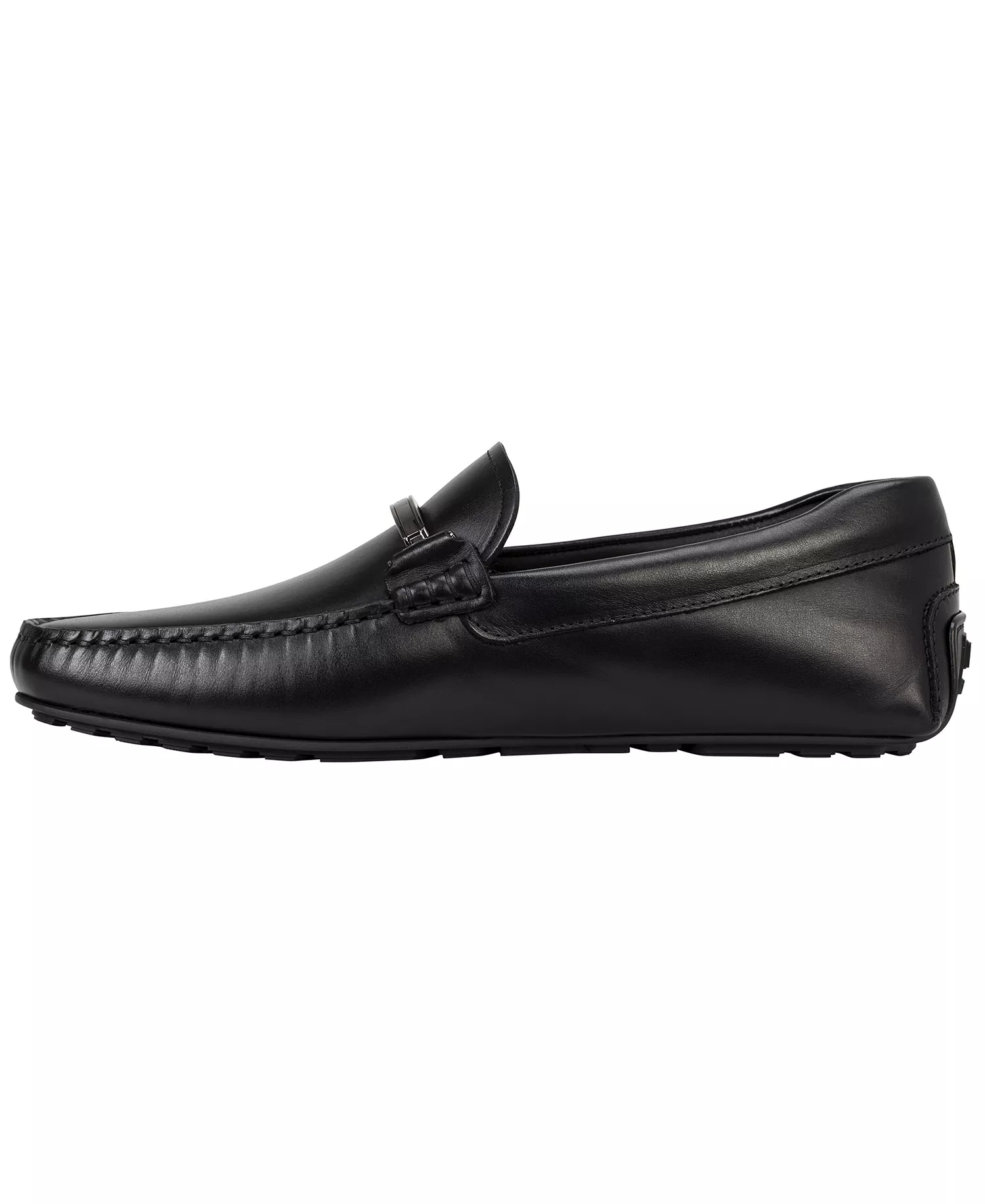 Men's Noel Slip-On Round-Toe Loafers - Black - 10M