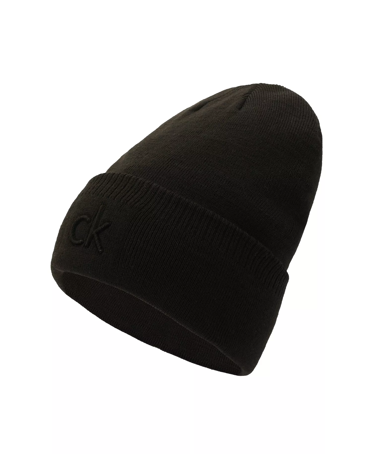 Men's Embossed Logo Cuff Hat - Black - OS