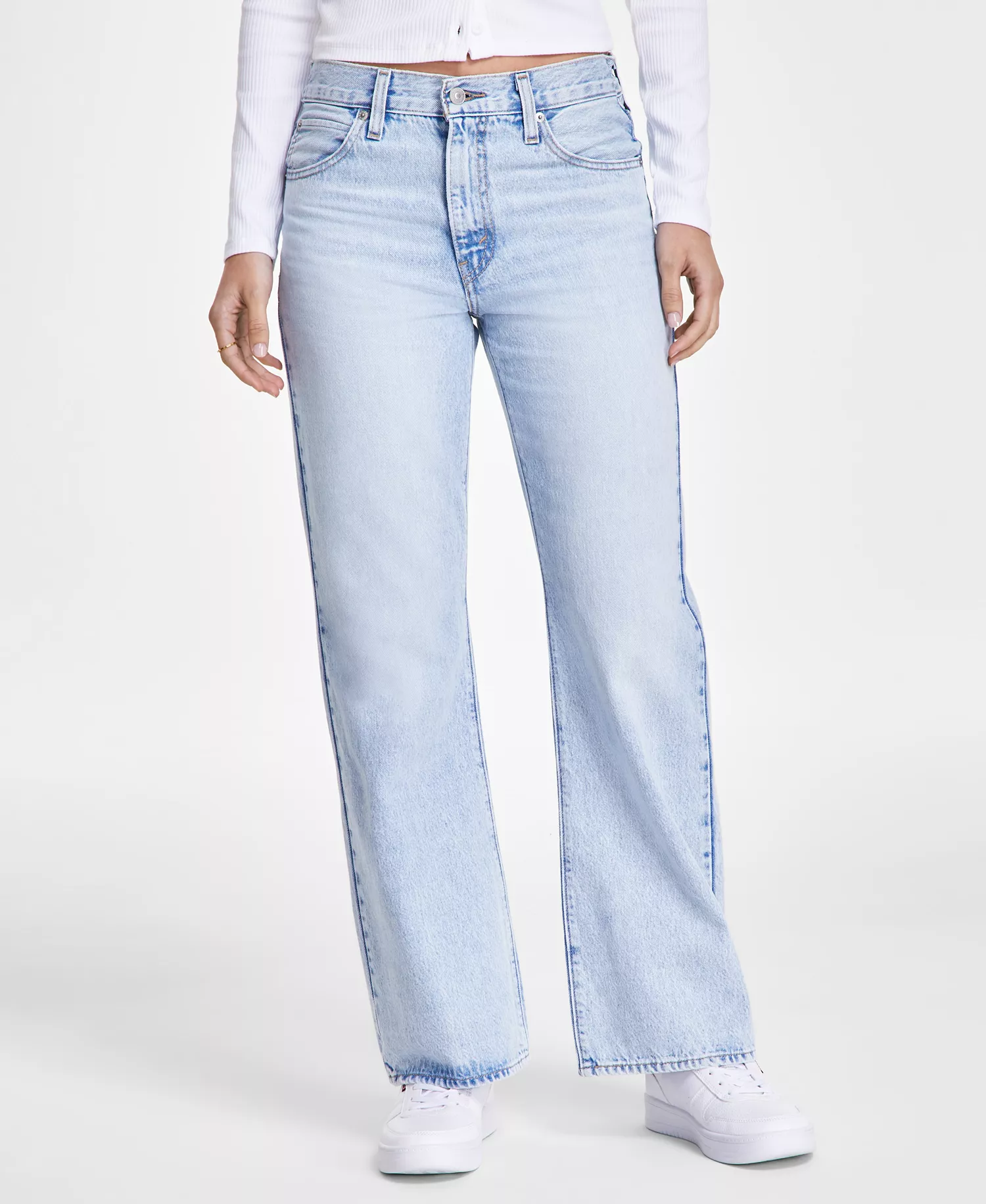 Women's '94 Cotton Baggy-Fit Bootcut Jeans - Abraided Art - 0