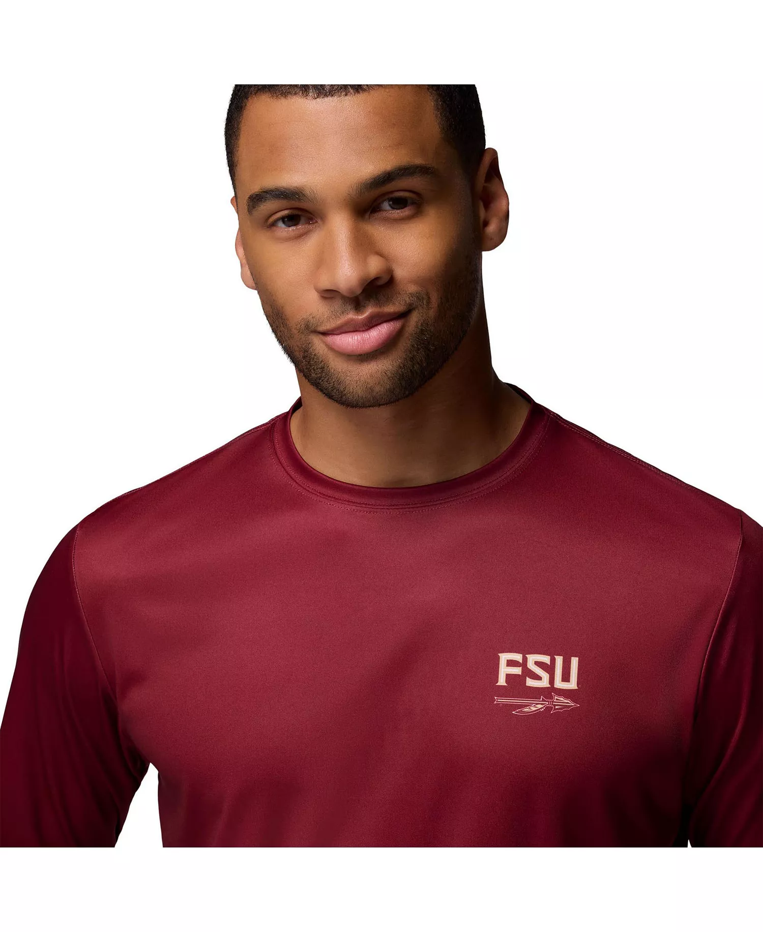 Men's Garnet Florida State Seminoles PHG Terminal Shot 3-Hit Long Sleeve T-Shirt - Garnet - L