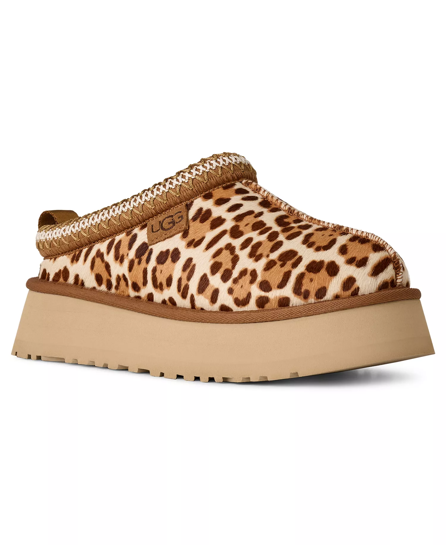 Women's Tazz Plains Slip-On Slippers - Felicity Leopard Jasmine - 10M