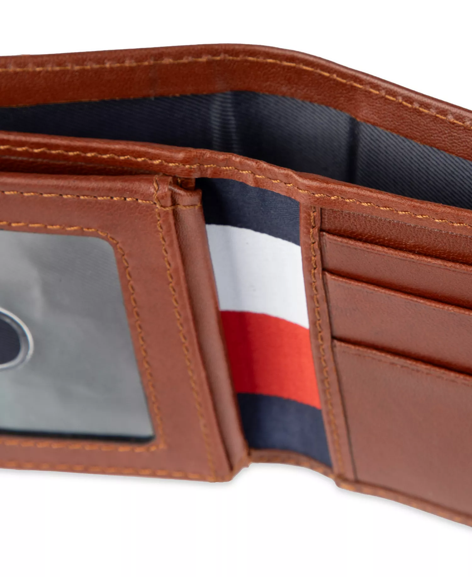 Men's RFID Extra Capacity Slimfold Wallet - Cognac - ONE SIZE