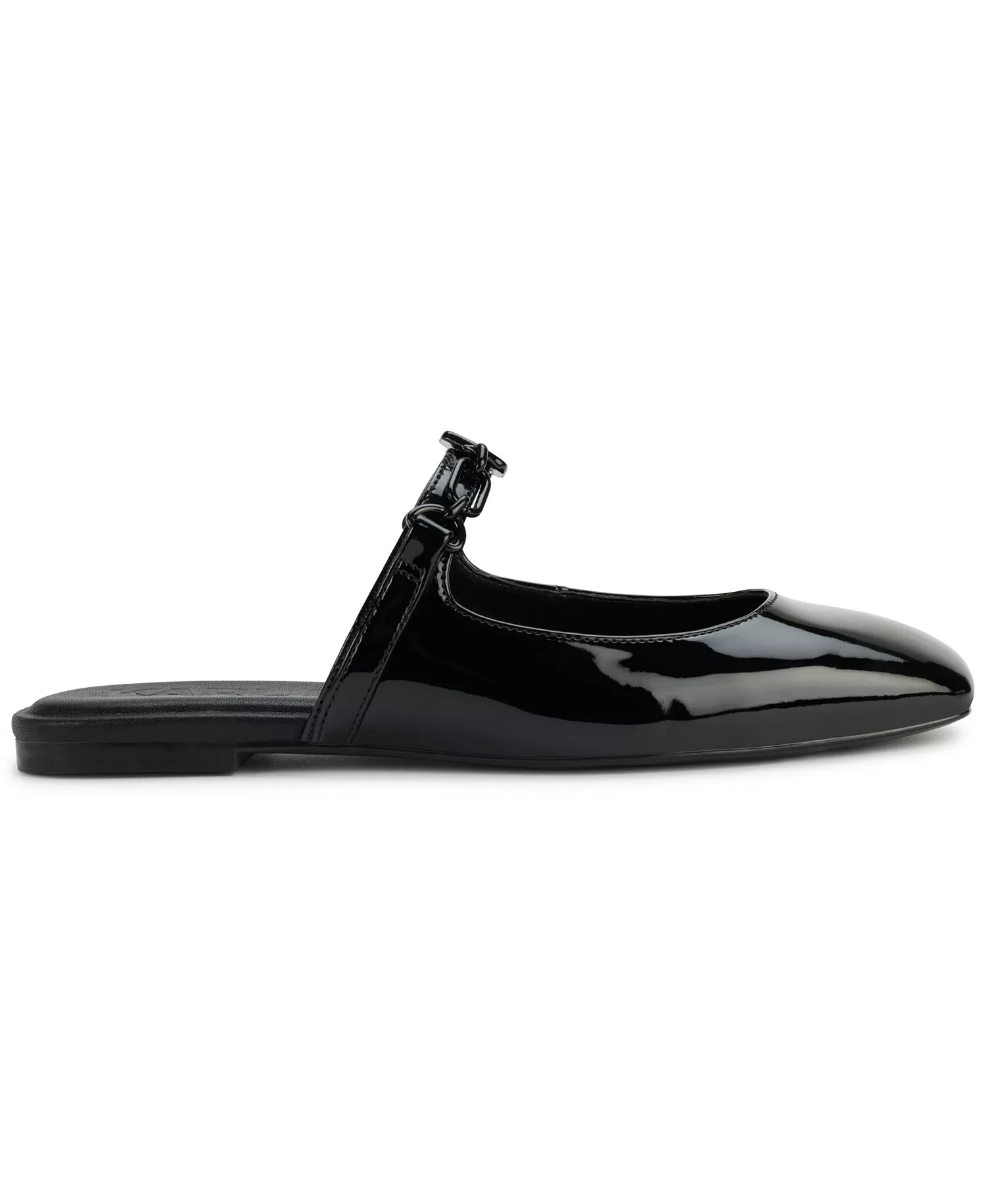 Women's Zilla Square Toe Mule Flats - Black - 5M