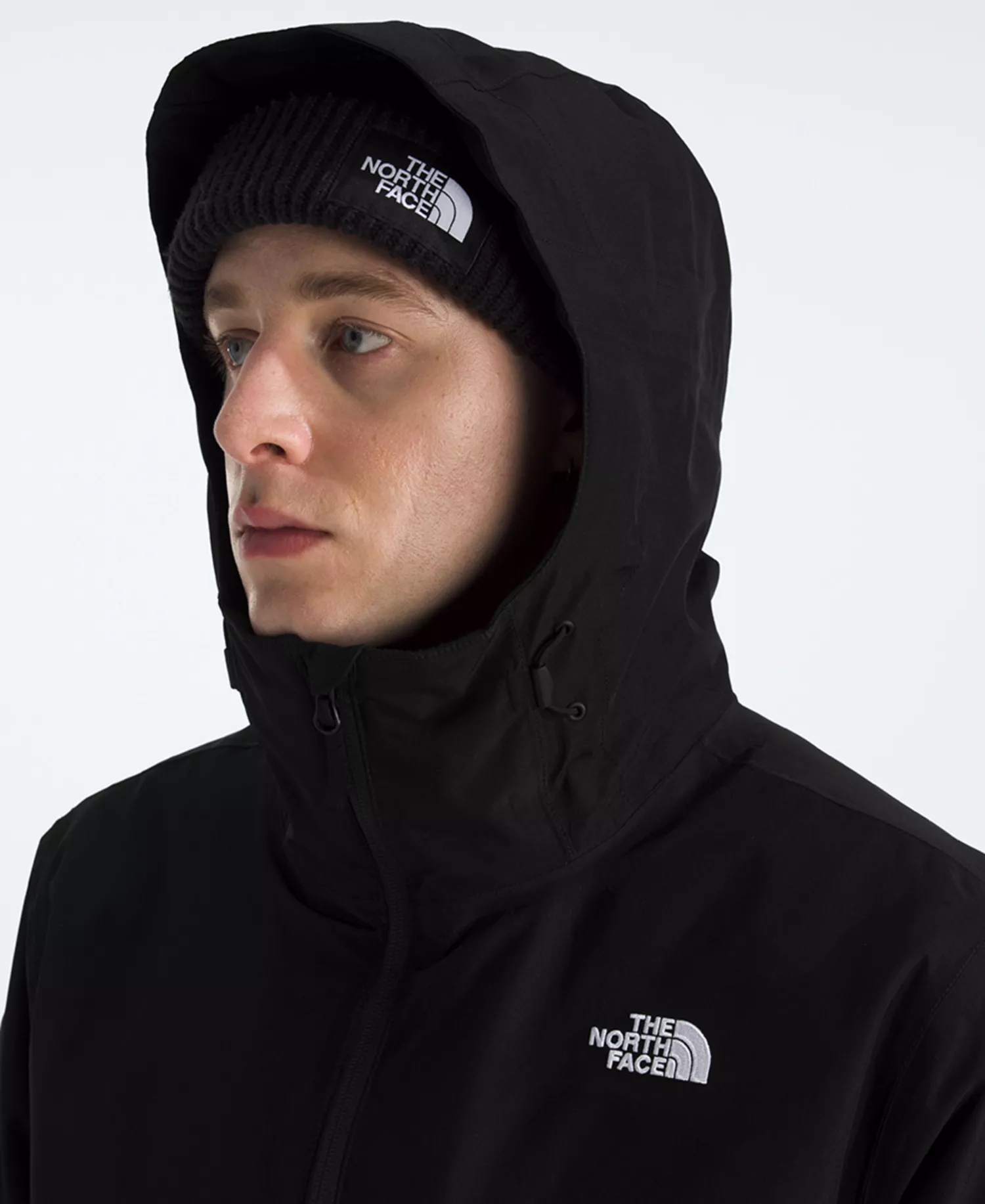 Mens Carto Mono Triclimate Hooded Jacket - Black - 2XL