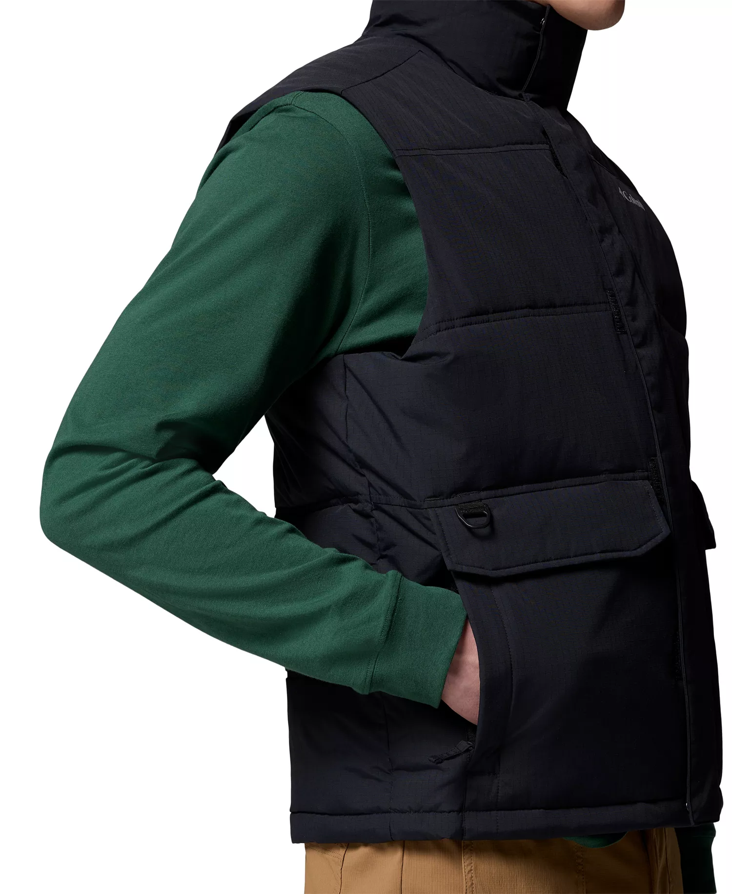 Men's Landroamer Puffer Vest - Black - L