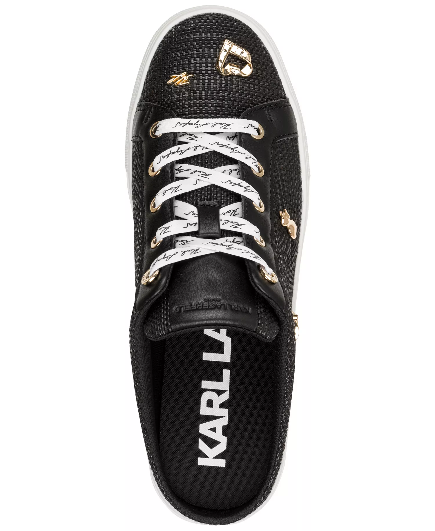 Women's Cambria Atelier Lace-Up Mule Sneakers  - Black - 10M