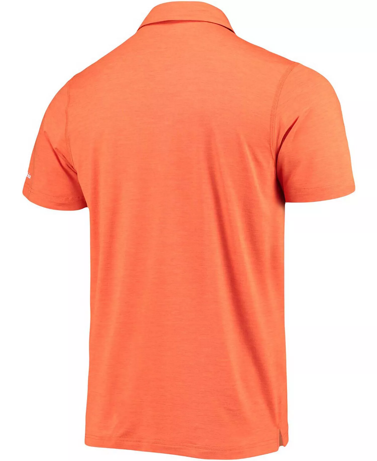 Men's Orange Clemson Tigers Tech Trail Space Dye Omni-Shade Polo - Orange - XL