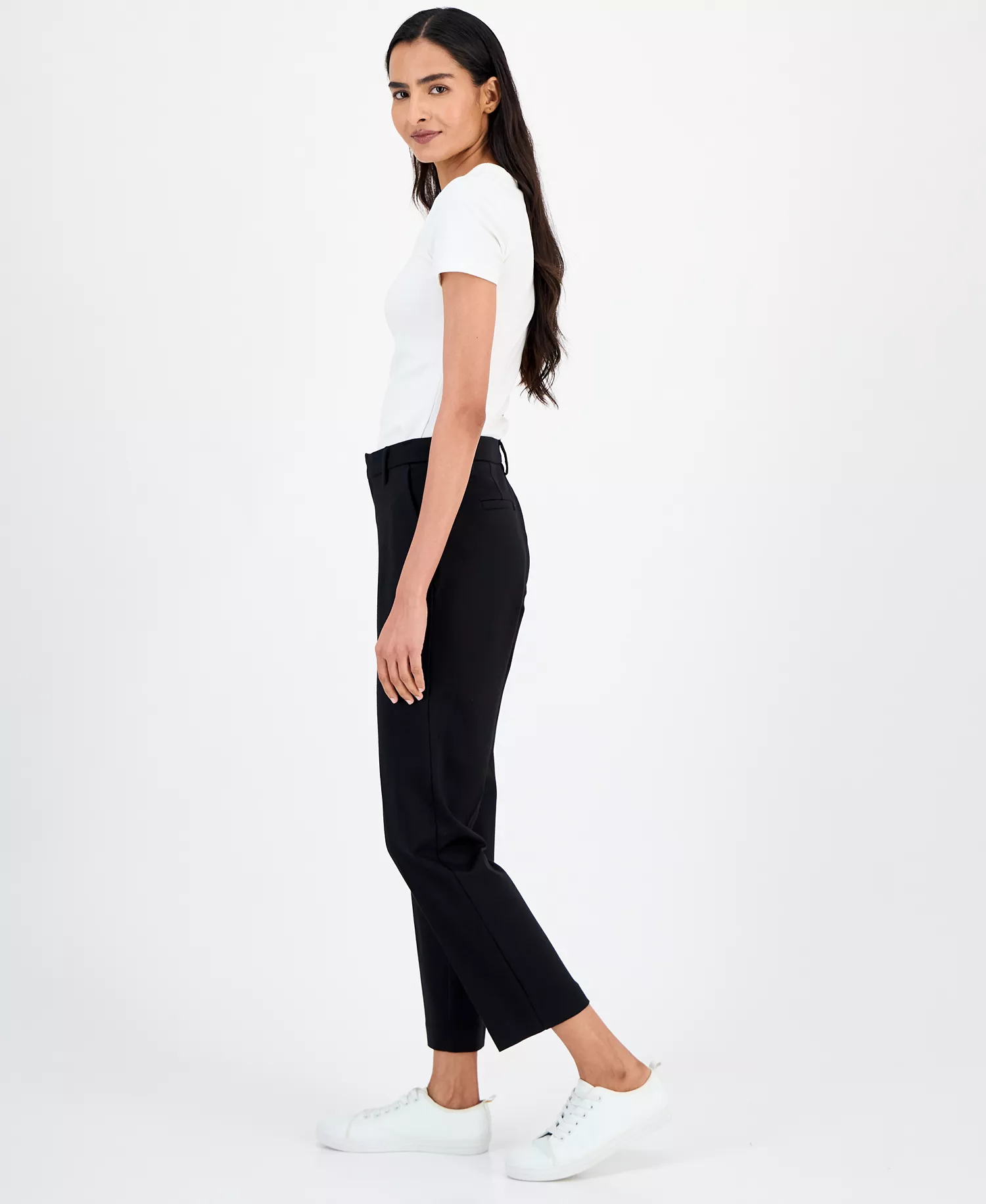 Nautica Women's Ponte Pants - Black - 10