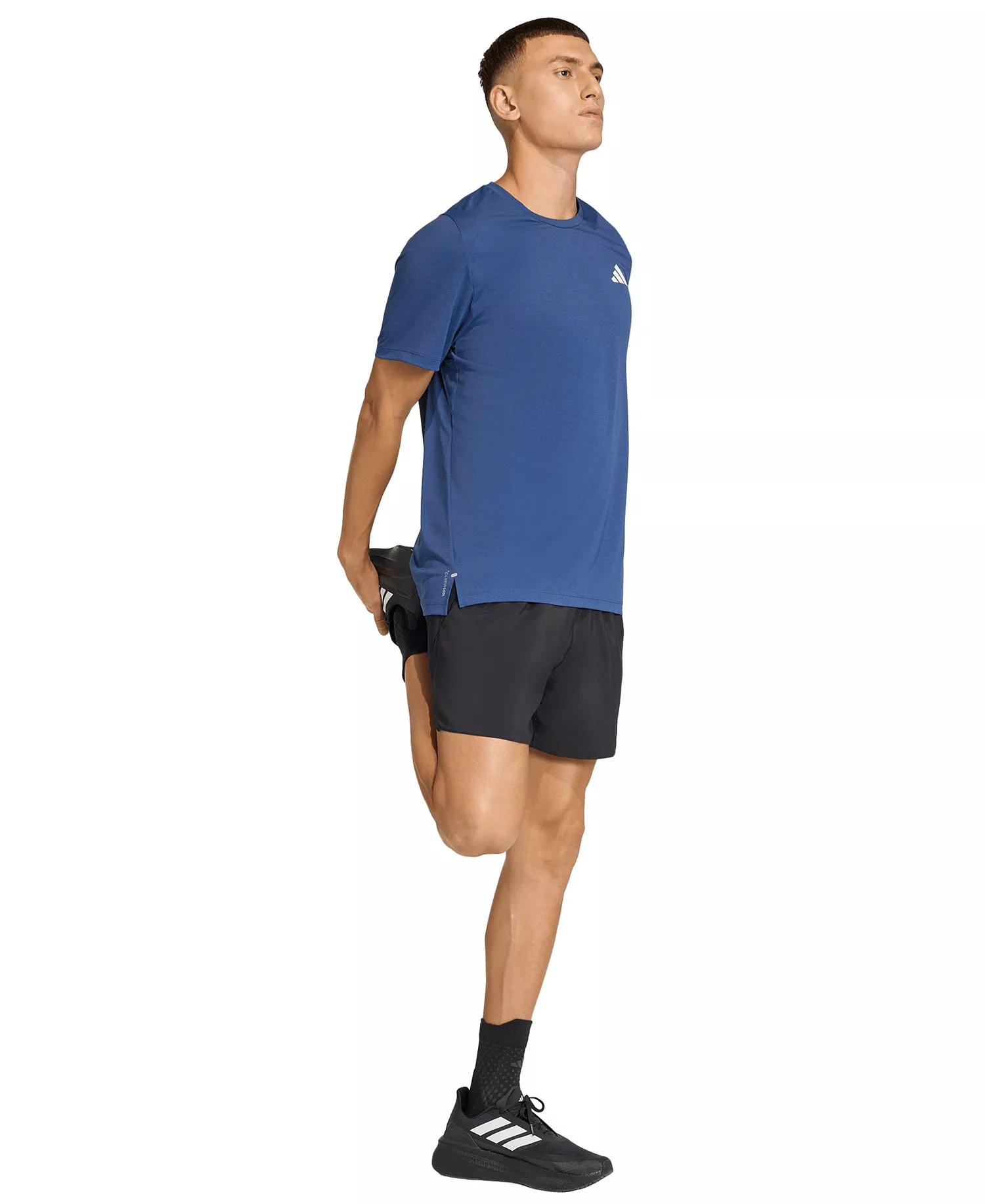 adi365 Men's Running Climacool Iconic Tee - Black - 2XL