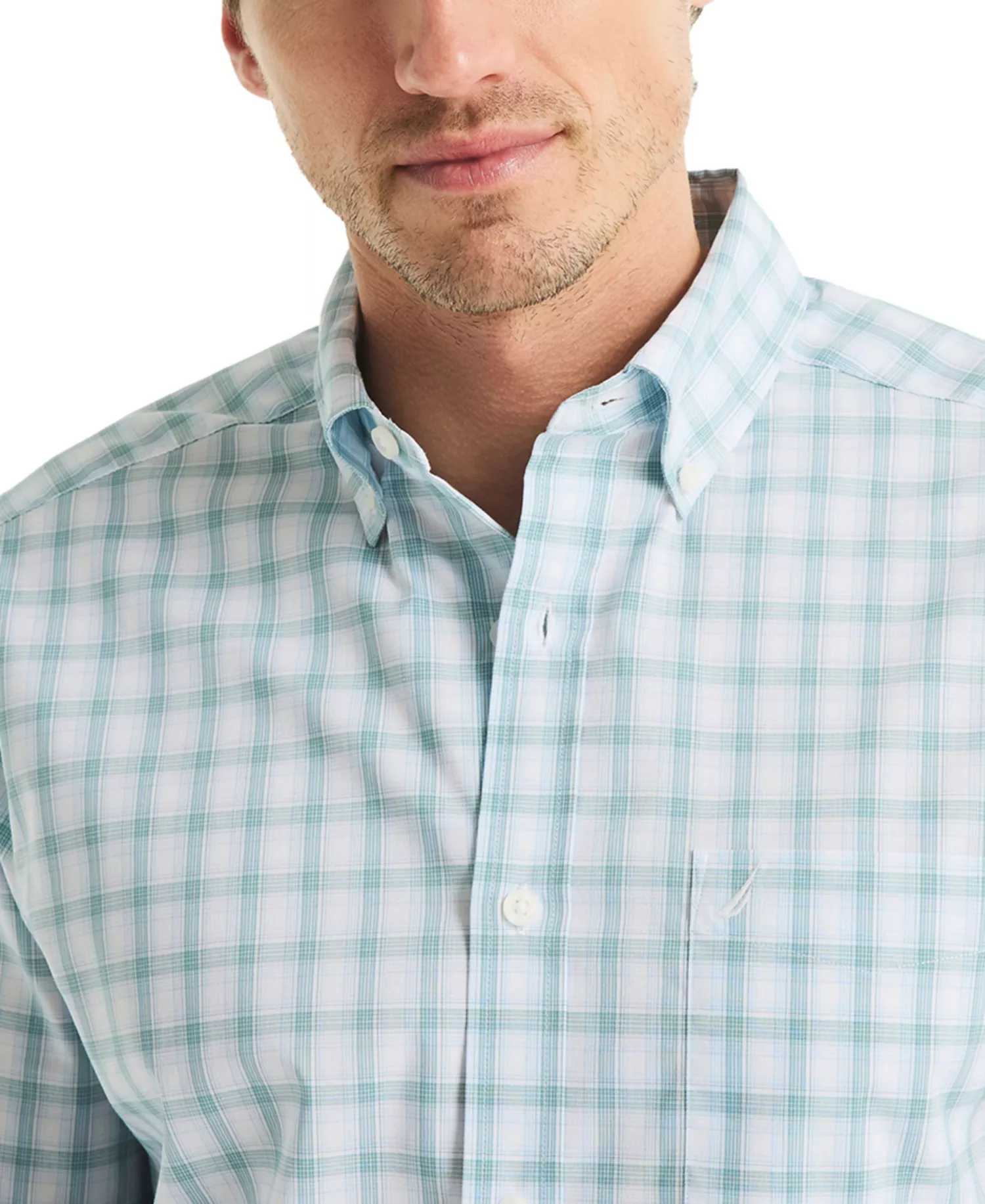 Men's Plaid Classic-Fit Shirt - Light Fern             - 2XL