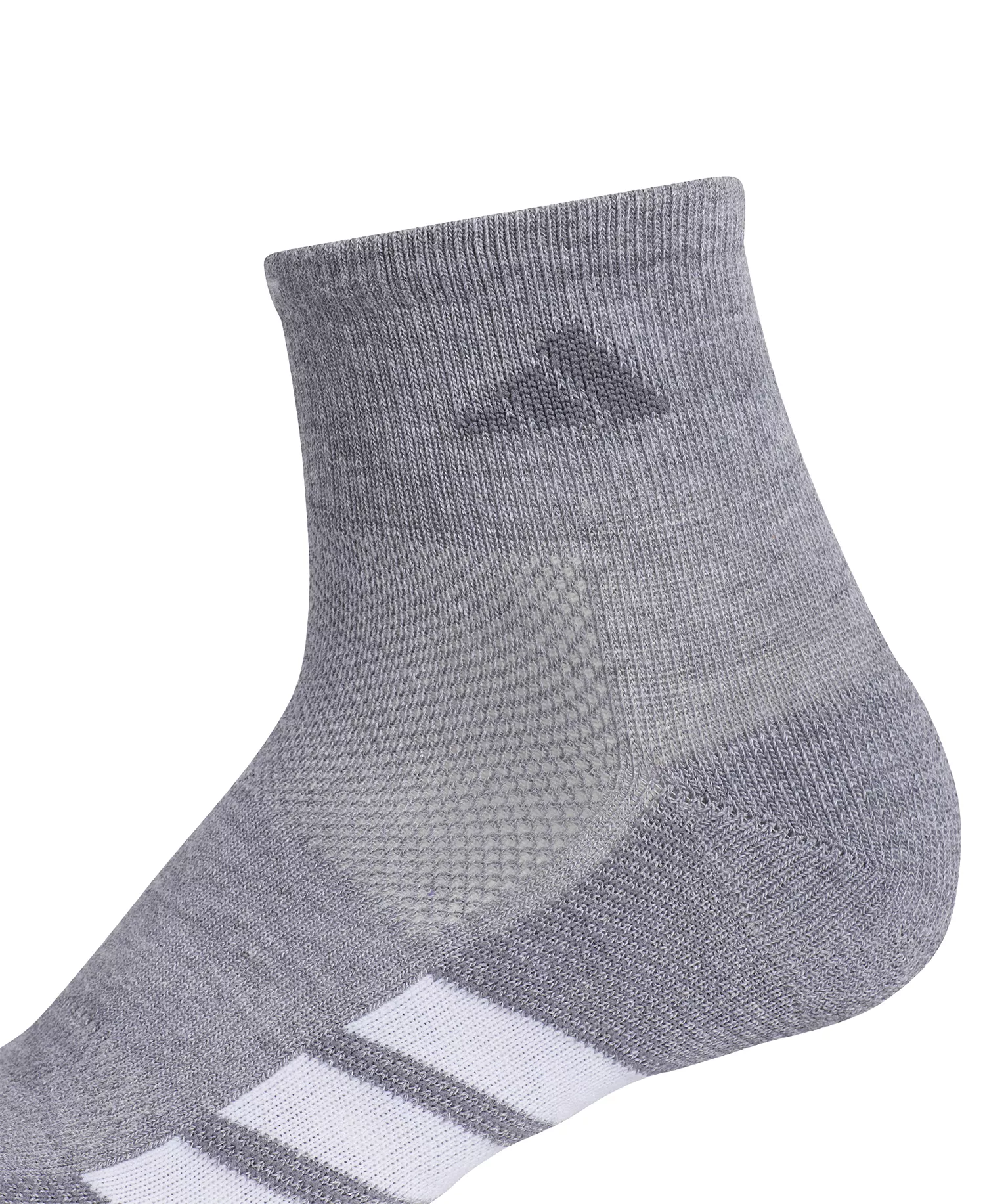 Women's 3-Pk. All Day Training Quarter Socks - Grey/white/black - 5-10
