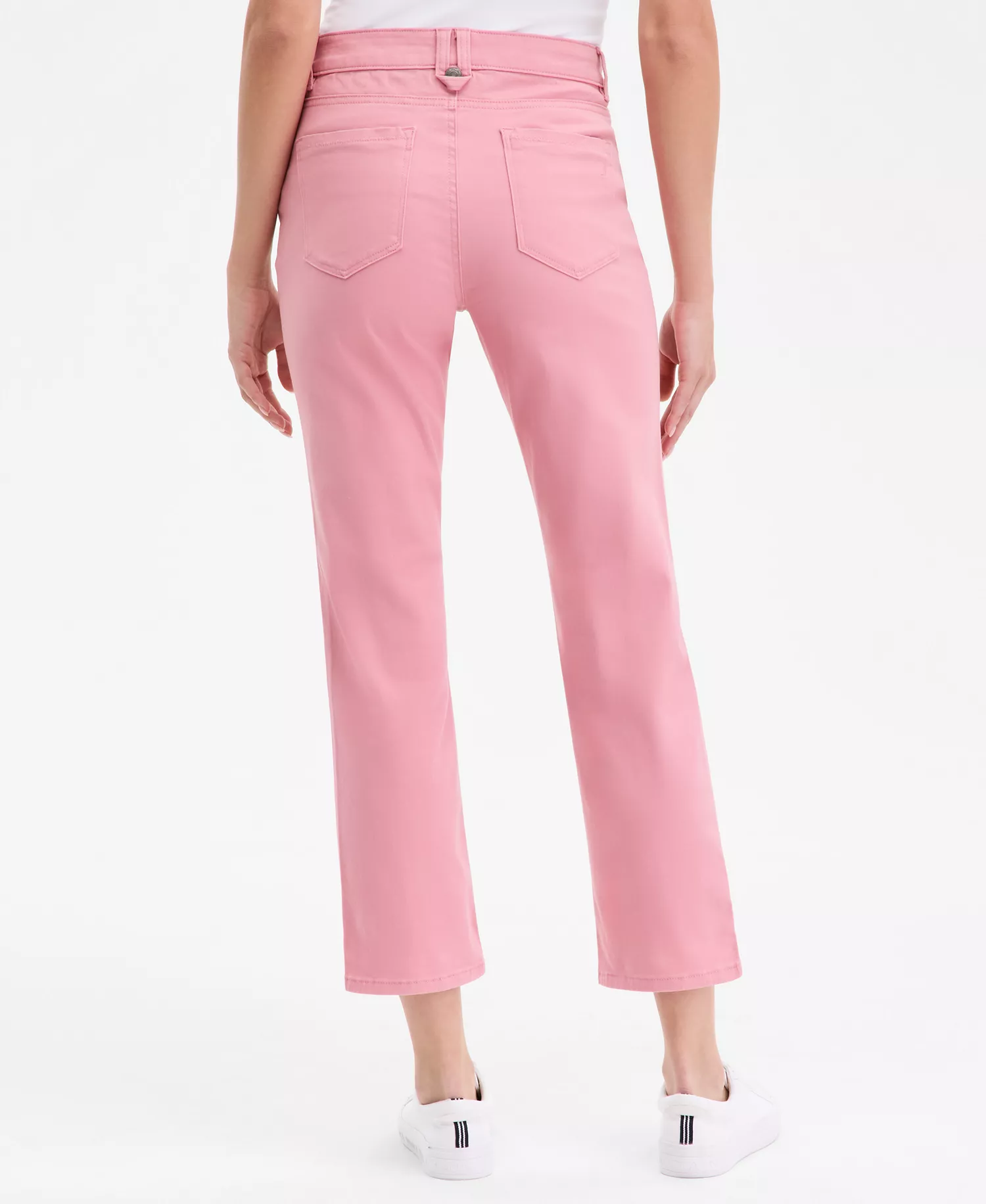 Women's Mid-Rise Bay Straight Jeans - Bridal Rose - 10