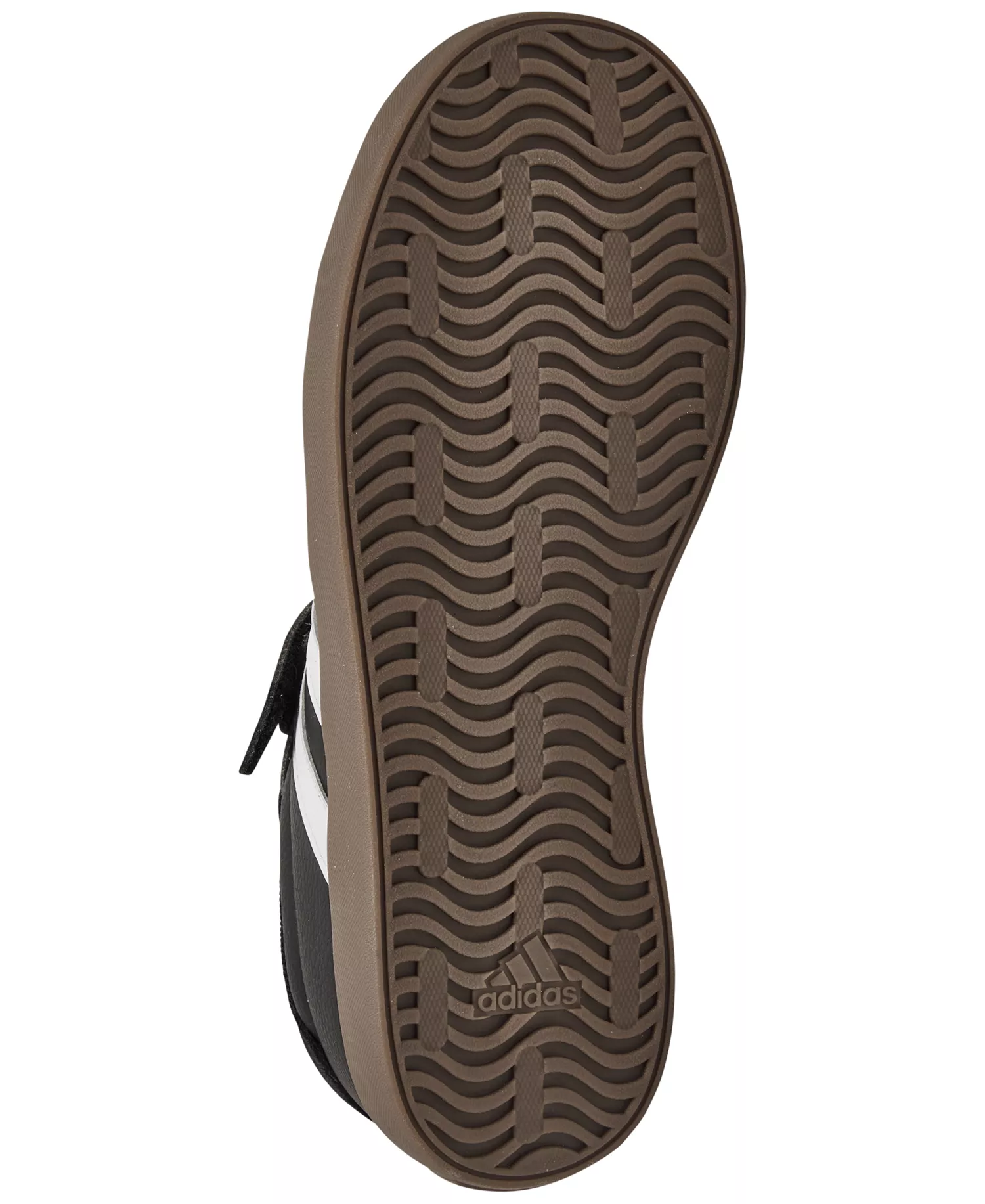 Little Kids VL Court 3.0 Fastening Strap Casual Sneakers from Finish Line - Black, White - 1