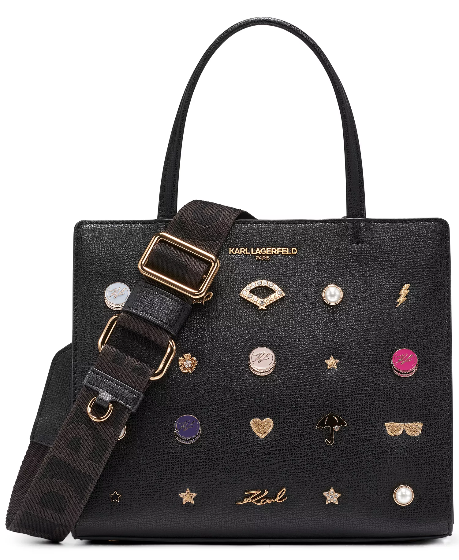 Maybelle Small Satchel Bag - Black Multi - ONE SIZE