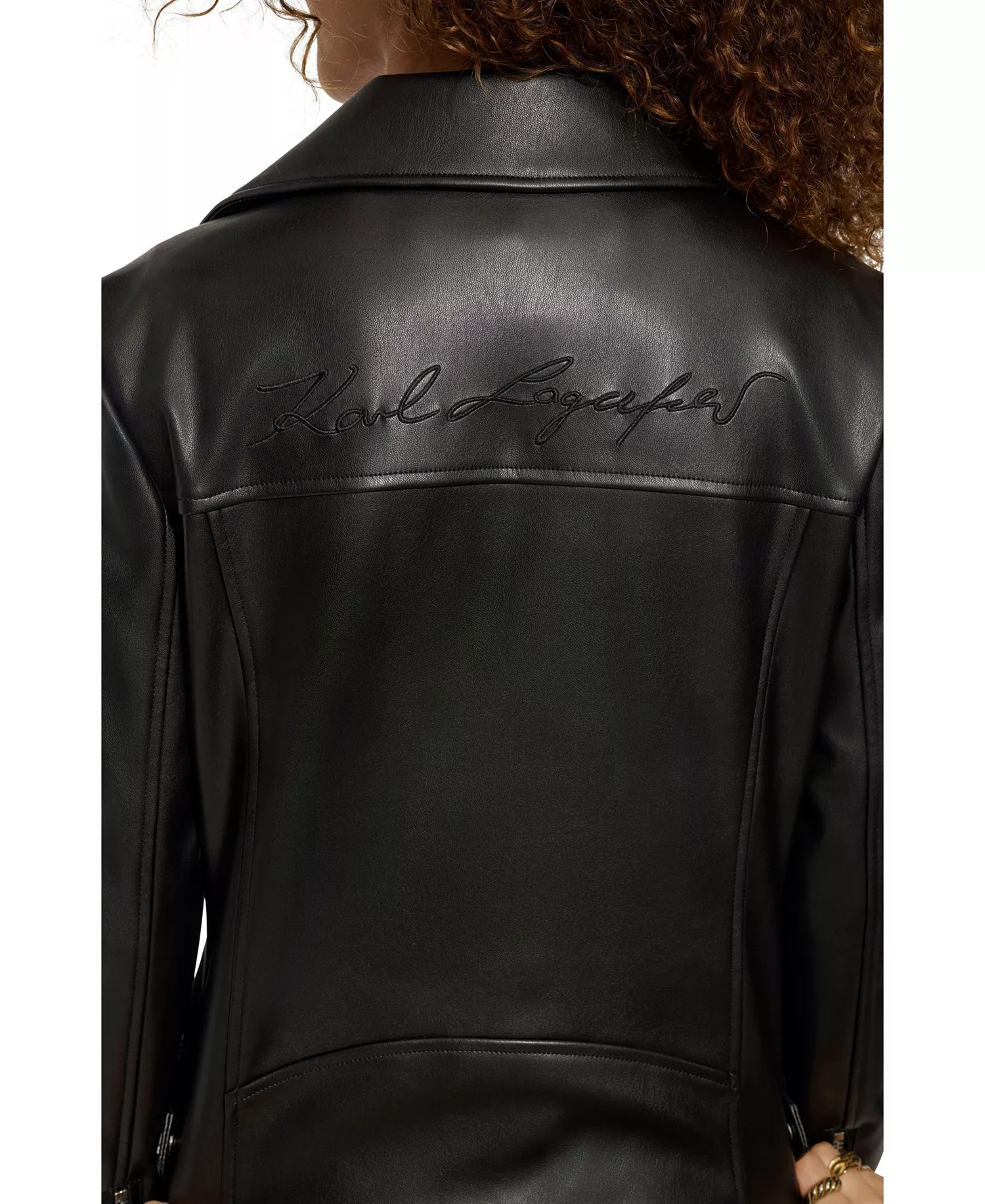 Women's Moto with Studs - Black - XS