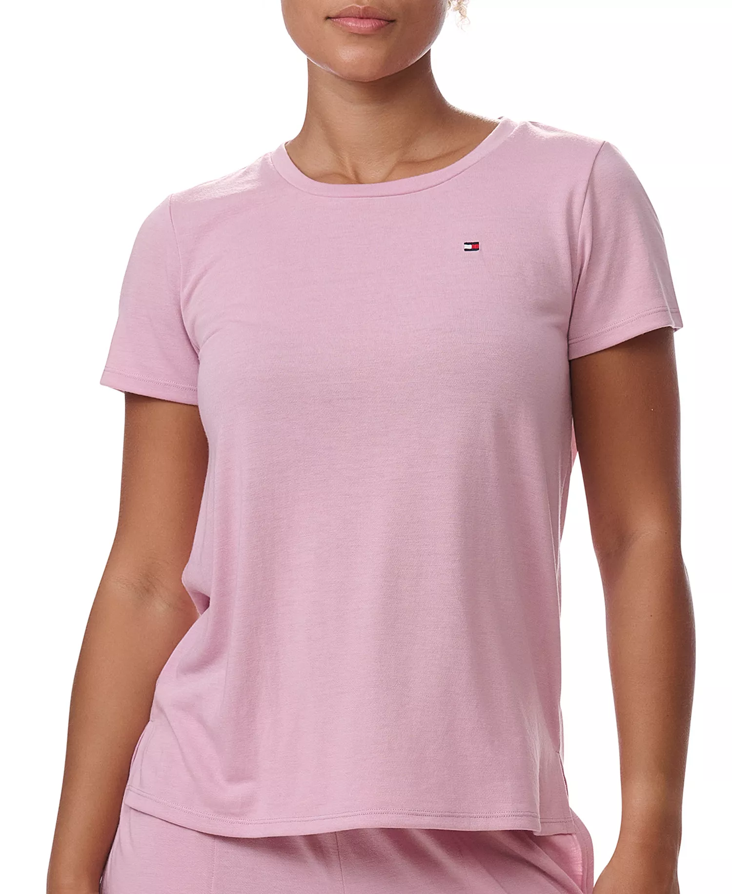 Women's Short-Sleeve Crewneck Sleep Tee - Breezy Orchid - L