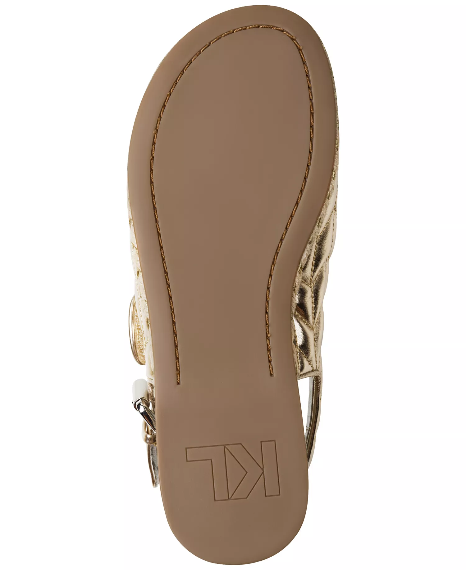 Women's Charlay Almond Toe Flat Sandals - White Gold - 5.5M