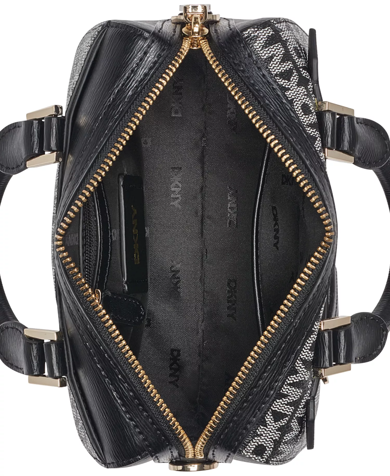 Bryant Ave Mini Logo Duffle Satchel - Black Logo/ Black - NO SIZE