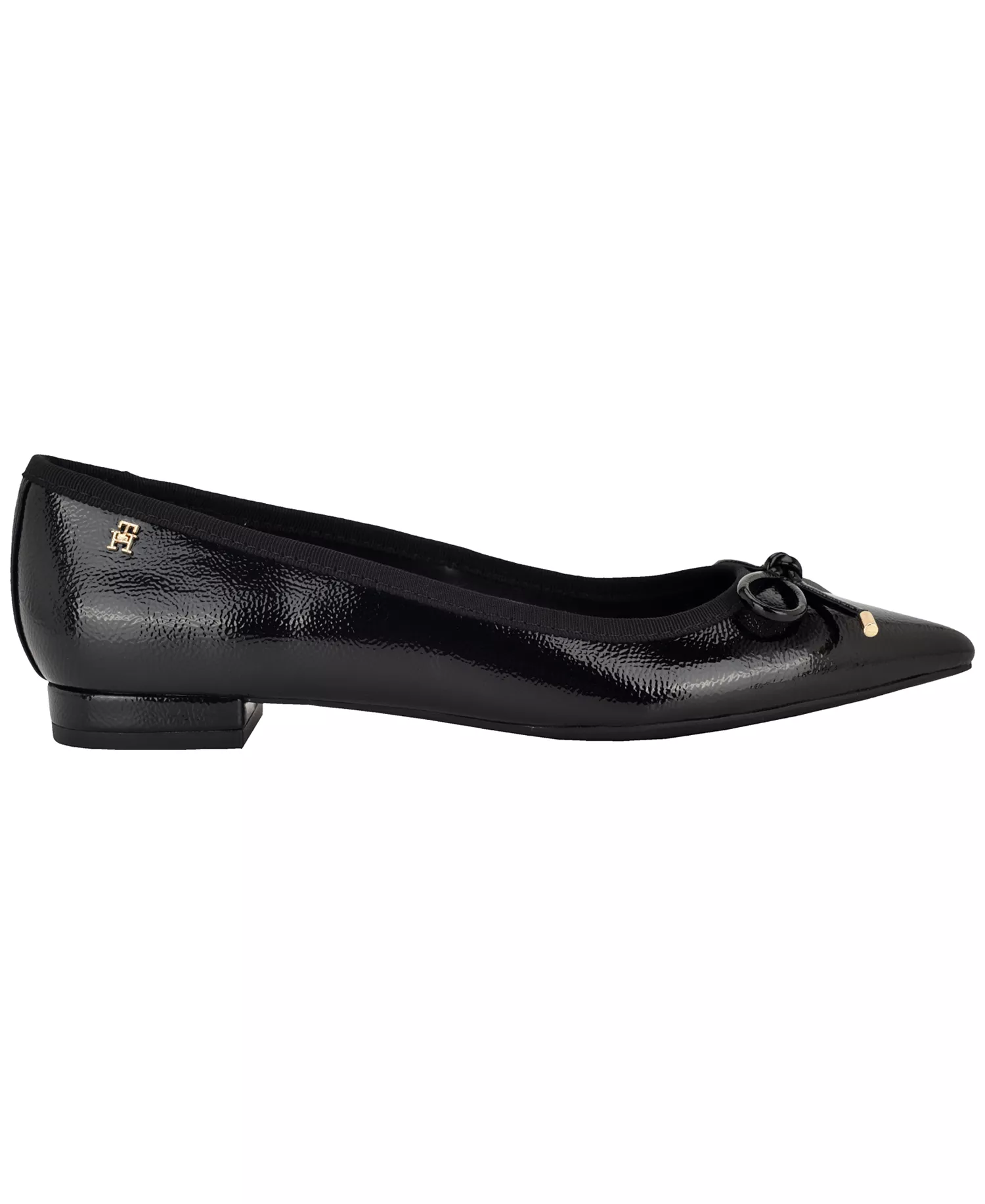 Women's Kimio Pointed Toe Ballet Flats - Black - 10M