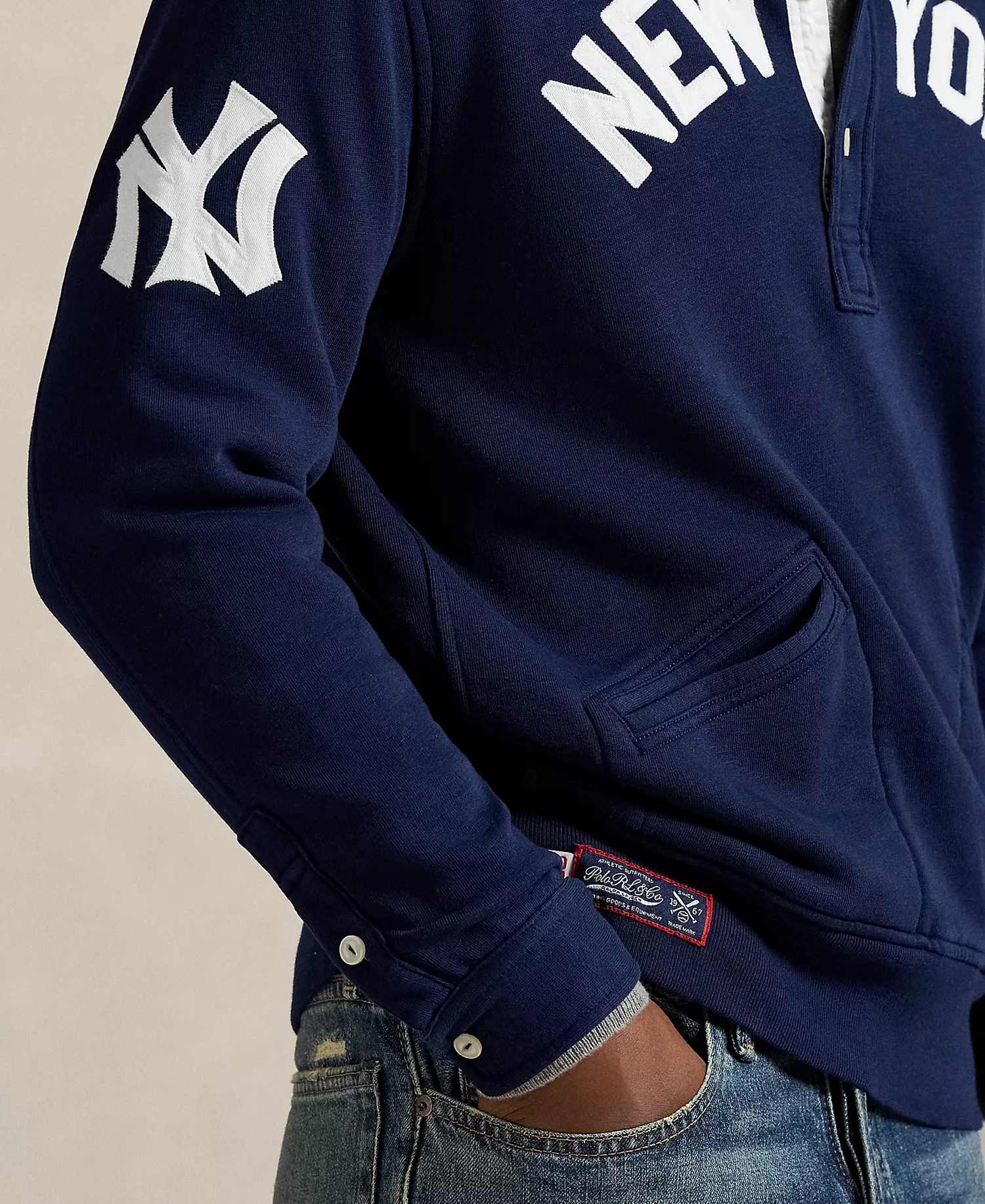 Men's Long-Sleeve Sweatshirt - Cruise Navy - 2XL