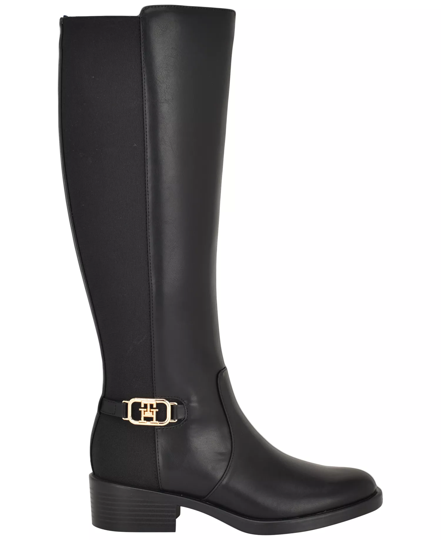 Women's Imaliz Tall Ornamented Riding Boots - Black - 5.5M