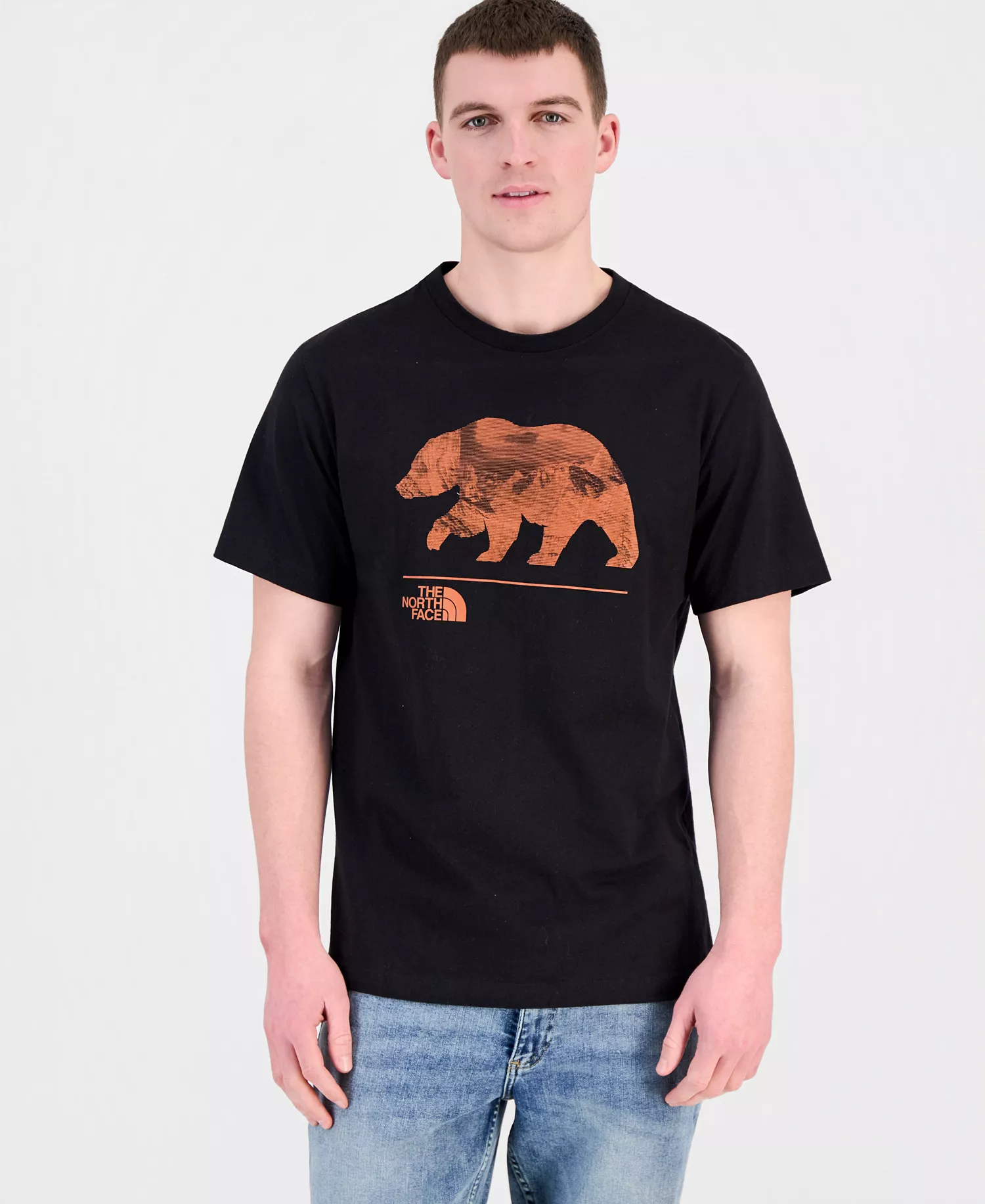 Men's Evolution MTN Bear Short Sleeve Tee - TNF Black - 2XL