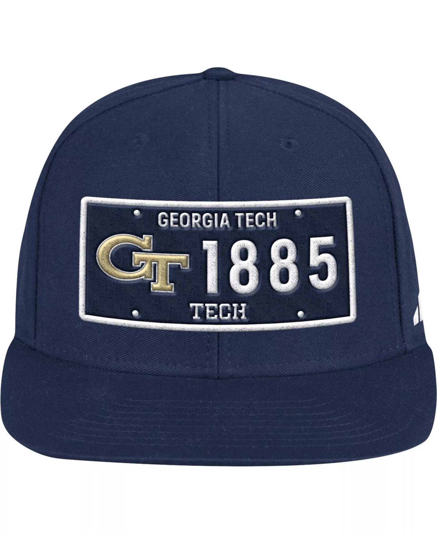 Men's Navy Georgia Tech Yellow Jackets Established Snapback Hat - Navy - One Size Fits All