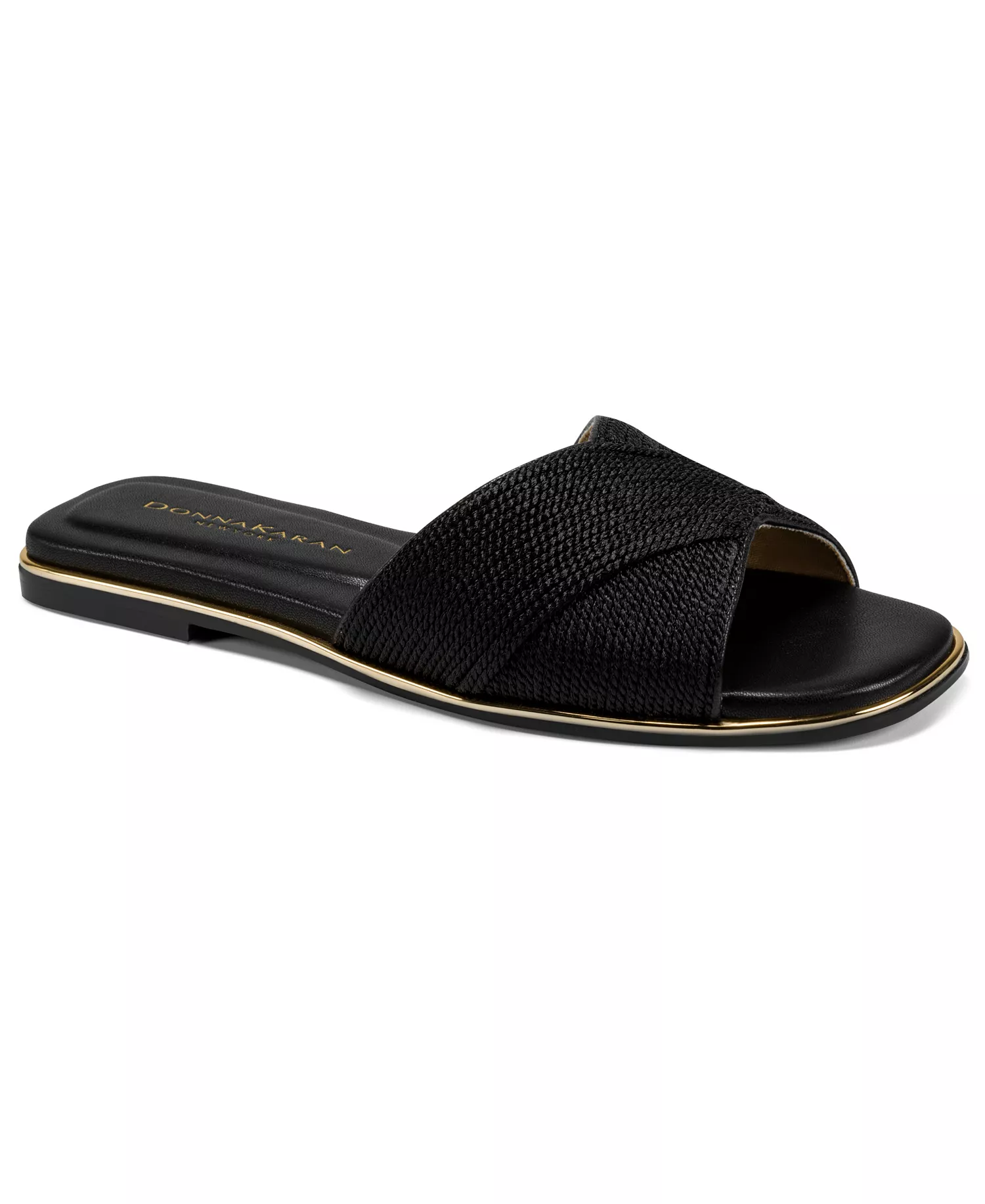 Women's Harmony Slip-On Flat Sandals - Black - 10