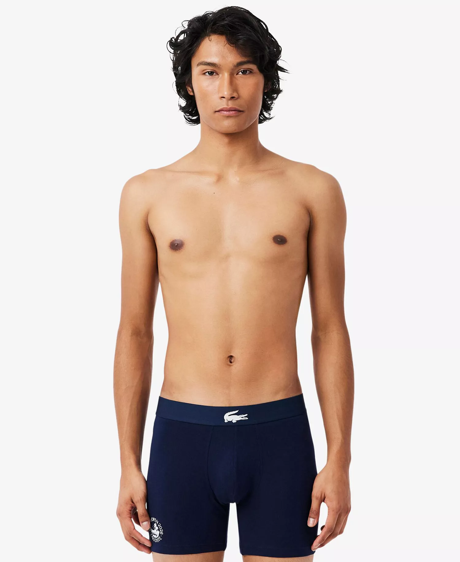 Men's Miami Regular-Fit Open Boxer Briefs, 3-Pack - Navy/White/Green - L