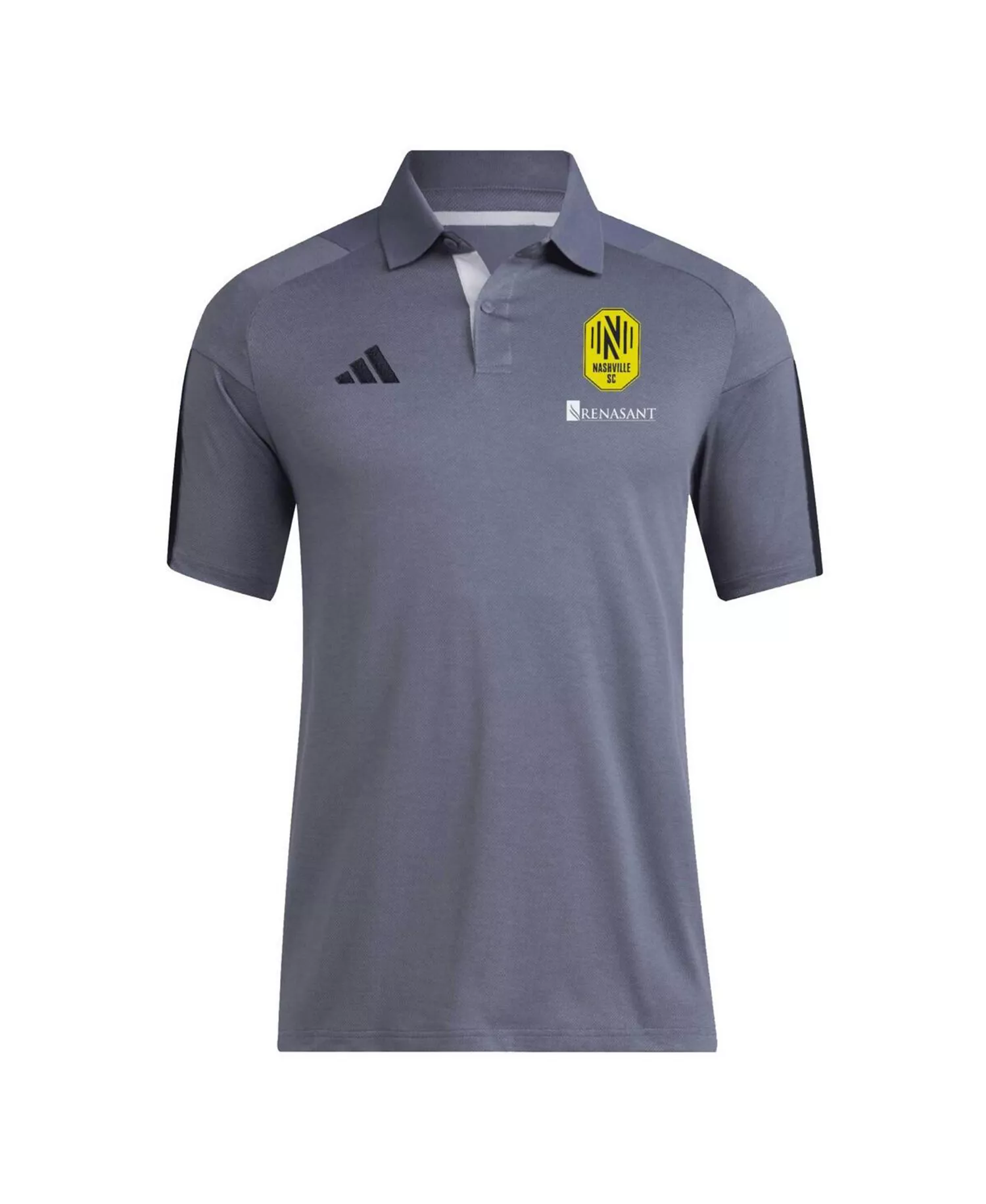 Men's Gray Nashville SC 2024 Training Polo Shirt - Gray - M