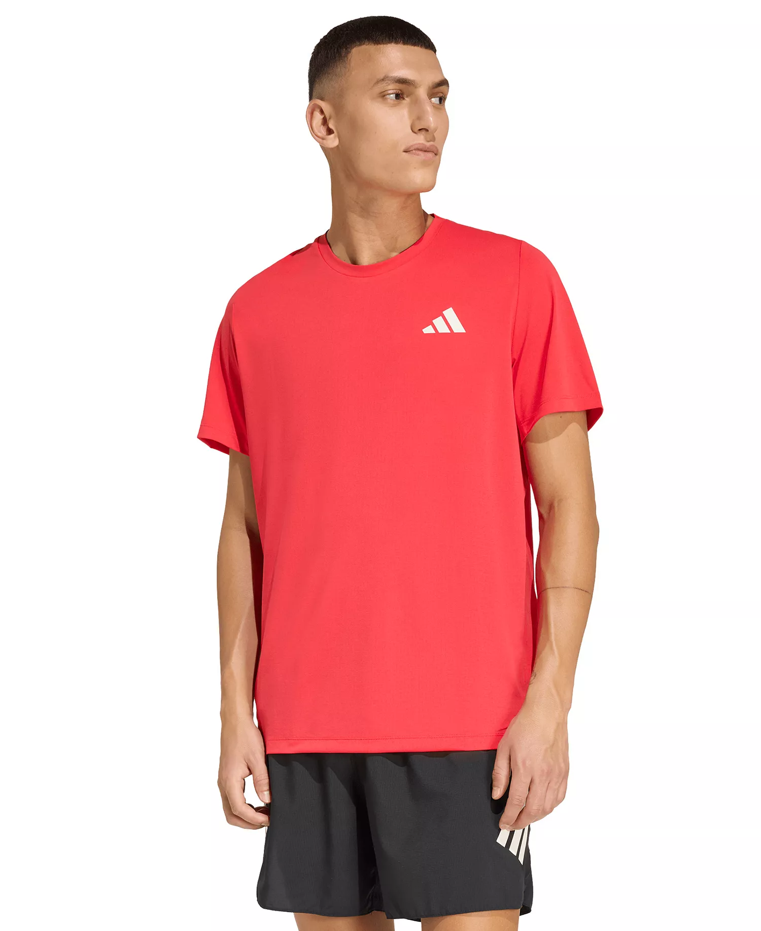 adi365 Men's Running Climacool Iconic Tee - Black - 2XL