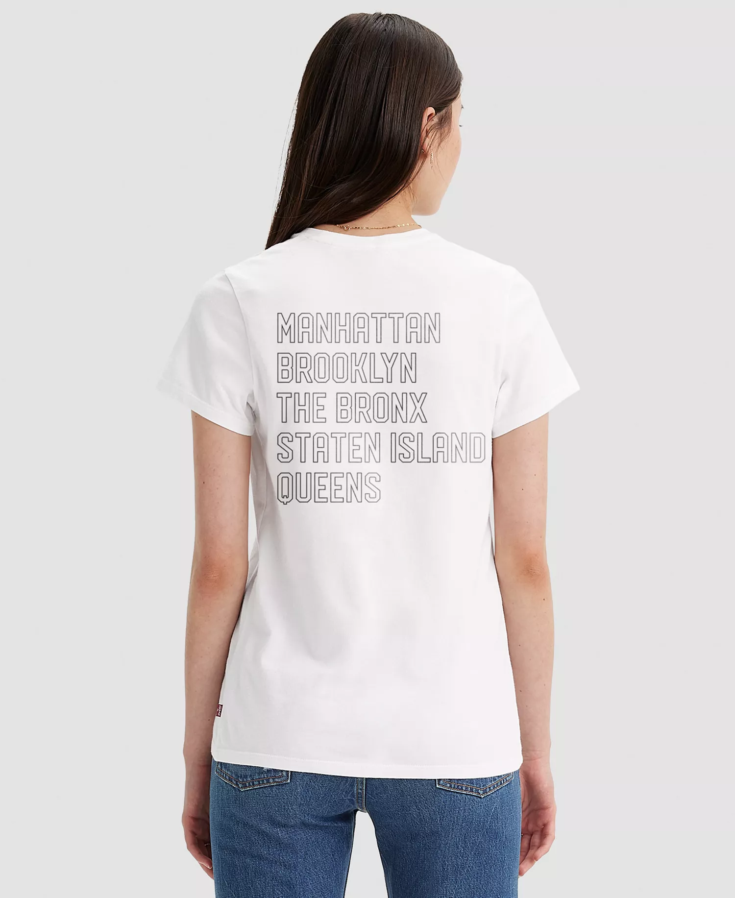 Women's Perfect Crewneck T-Shirt - Boroughs White - L