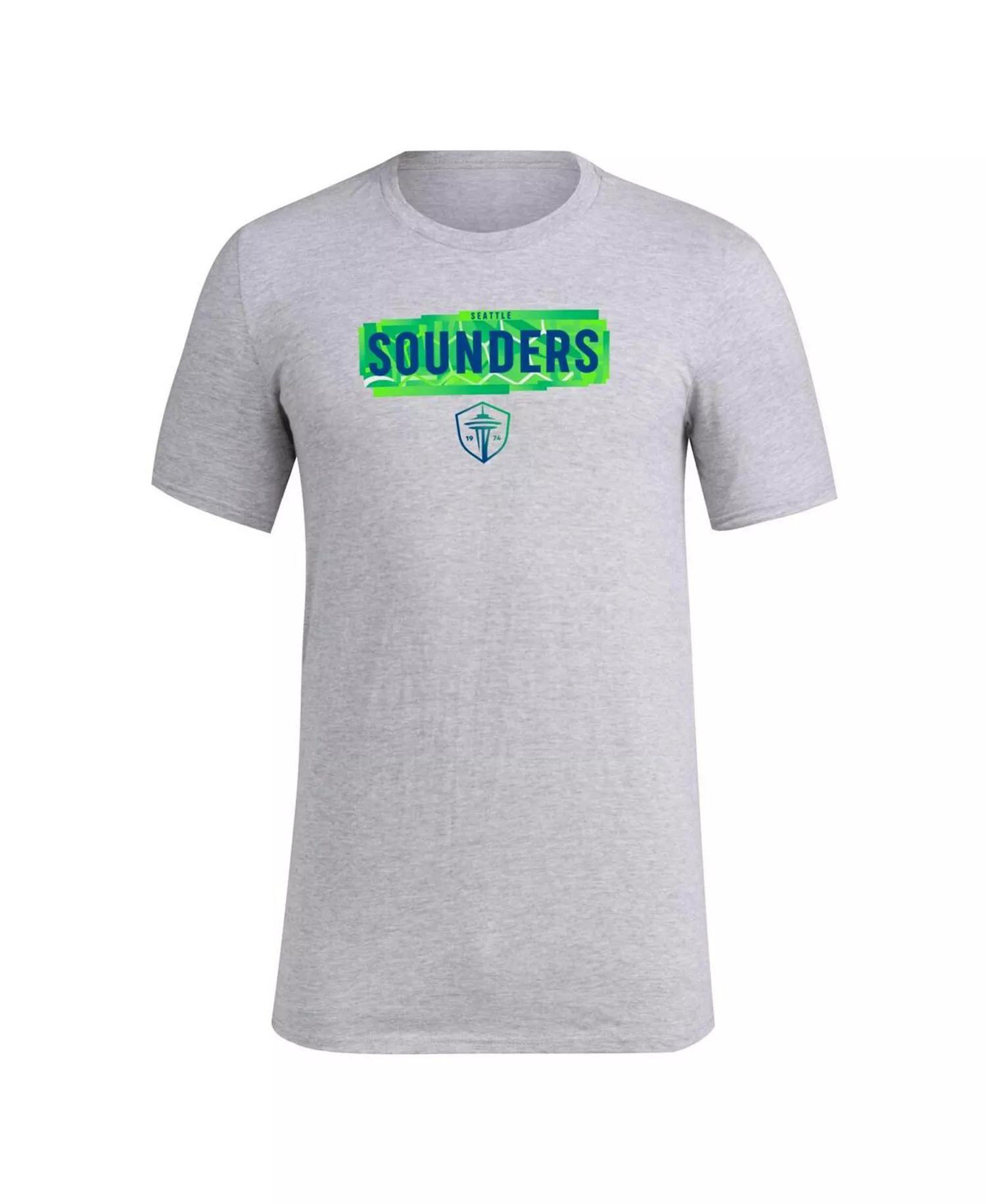 Men's Heather Gray Seattle Sounders FC Local Pop AEROREADY T-Shirt - Heather Gray - L