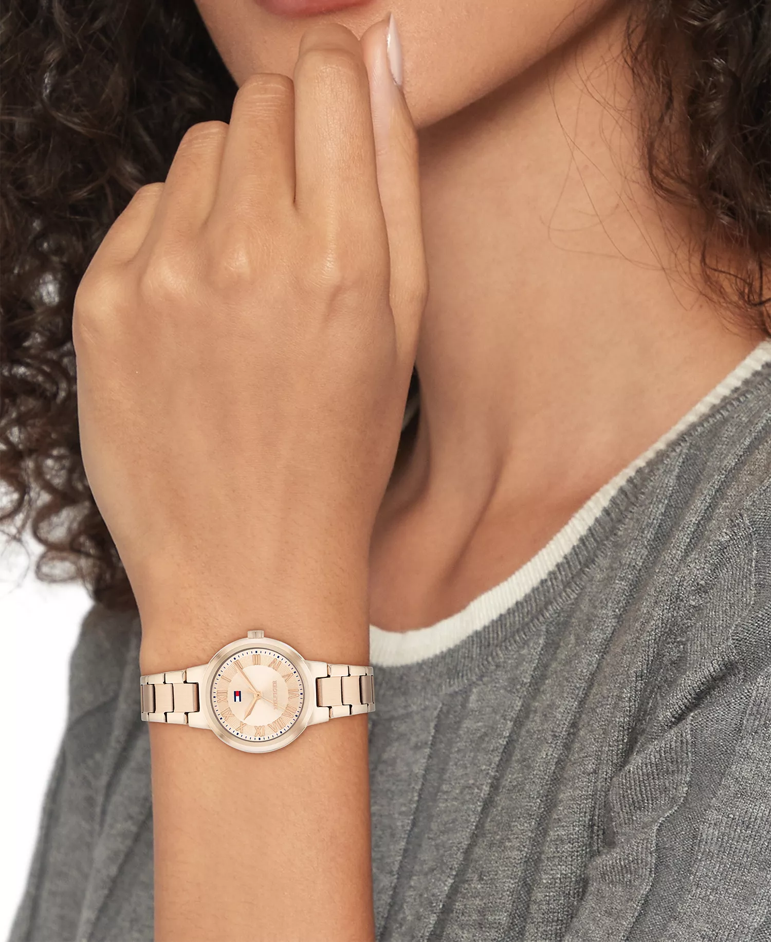 Women's Quartz Rose Gold Tone Stainless Steel Bracelet Watch, 28mm - Carnation Gold - No Size