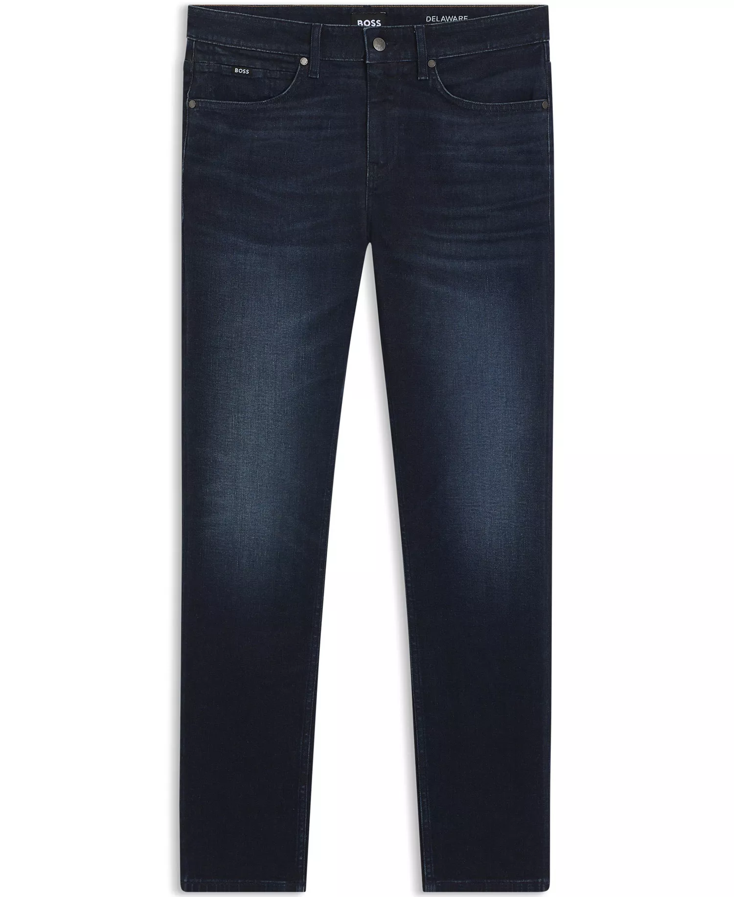 Men's Dark-Blue Stretch Denim Delaware Slim-Fit Jeans - Dark Blue - 30x32