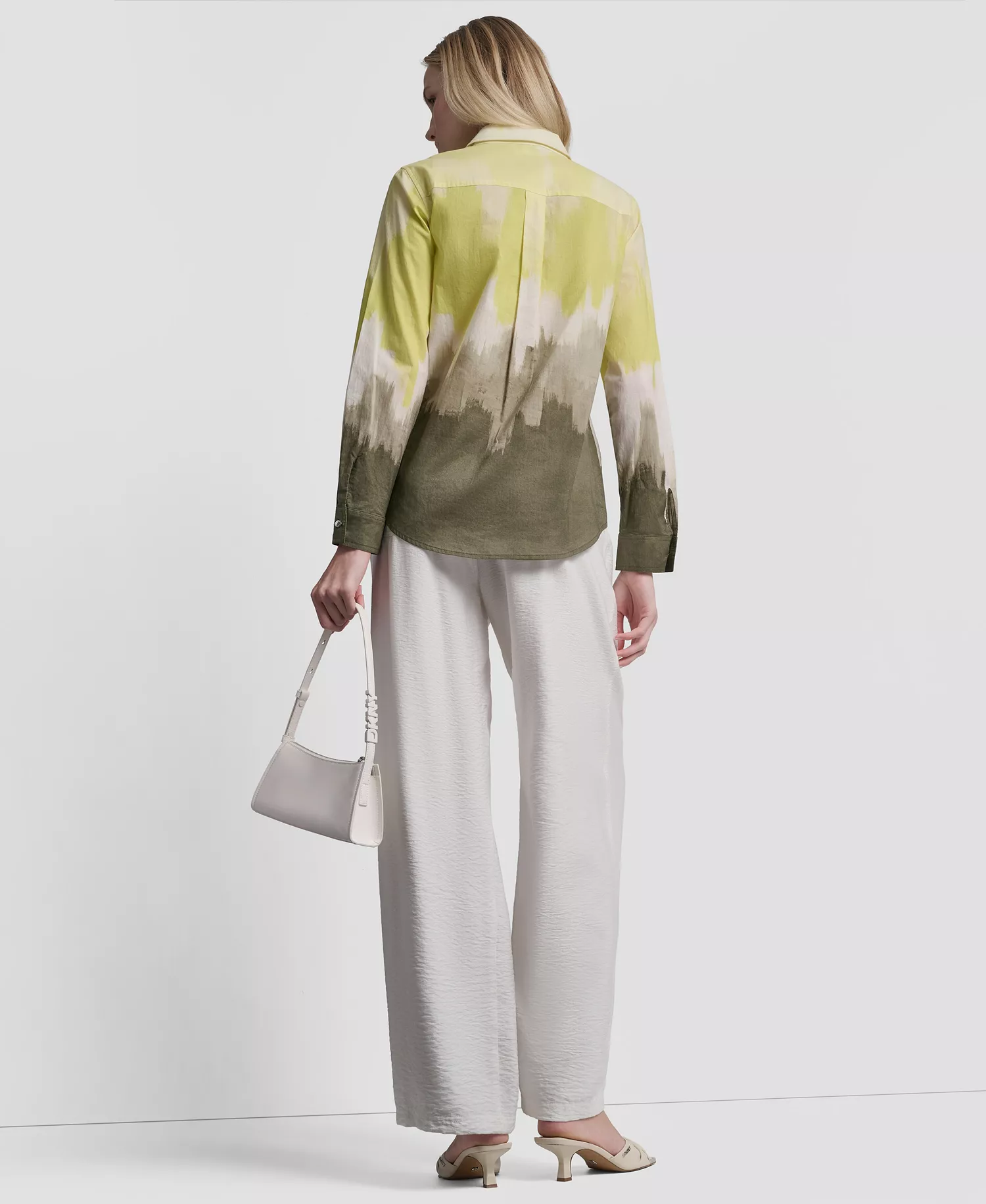 Women's Voile Ombre Long-Sleeve Shirt - Daybreak Haze - L