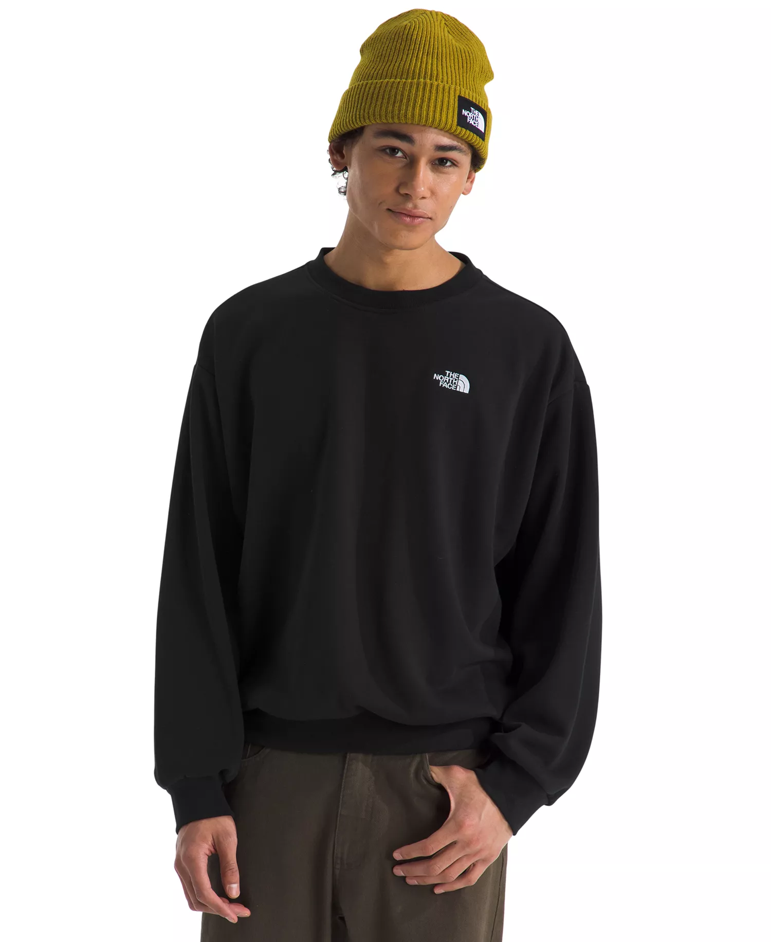 Men's Evolution Simple Dome Oversized Crew Sweatshirt - Black - 2XL