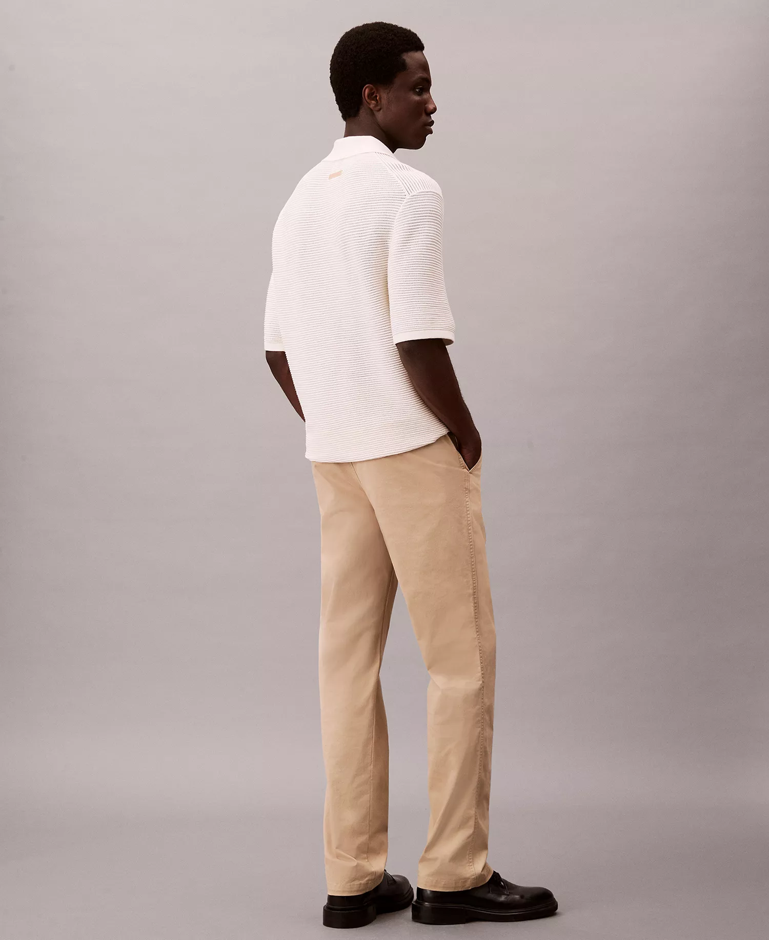 Men's Straight-Fit Chino Pants - Beige - 29x30