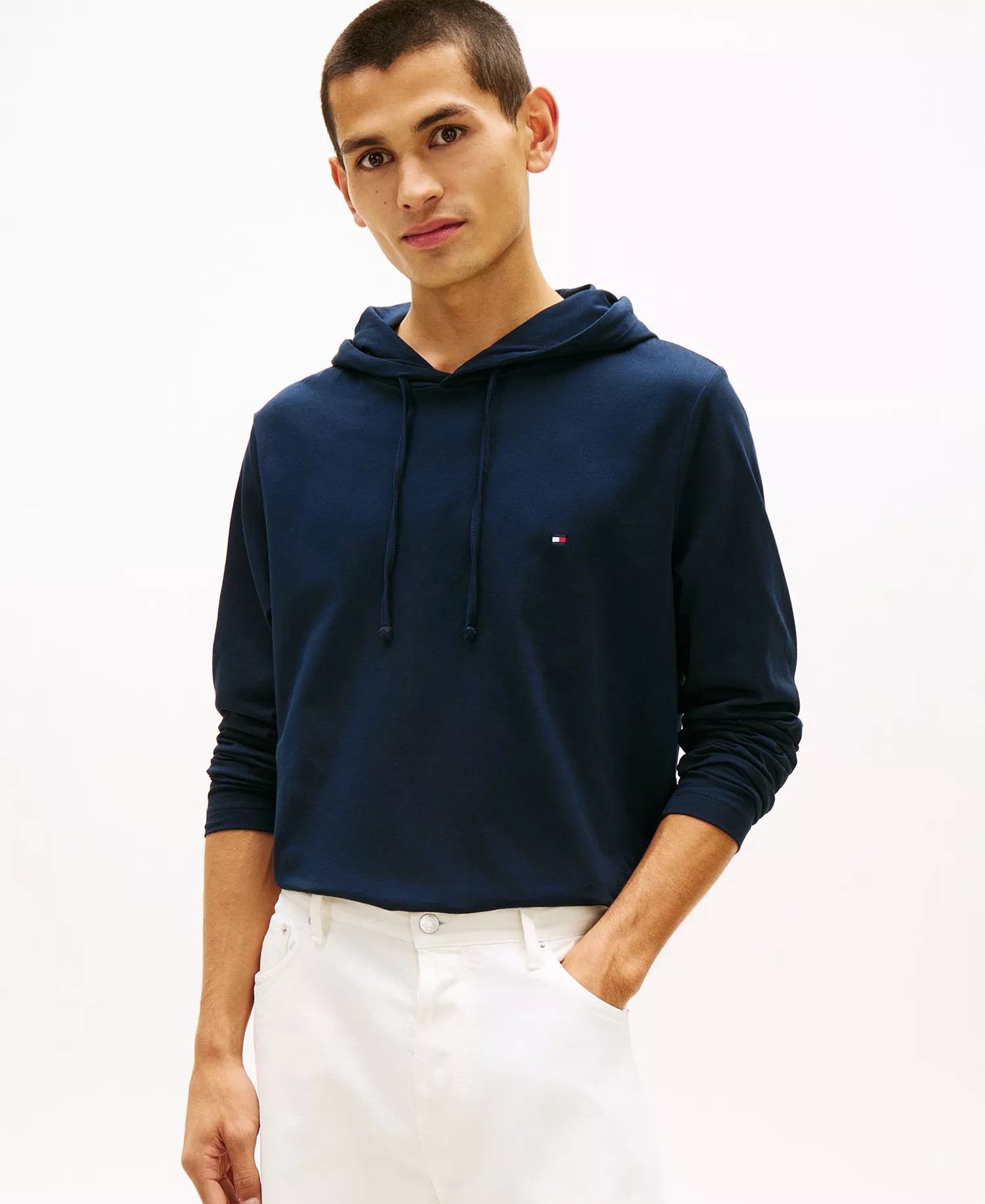 Men's Regular Hooded Long-Sleeve T-Shirt - Desert Sky - L