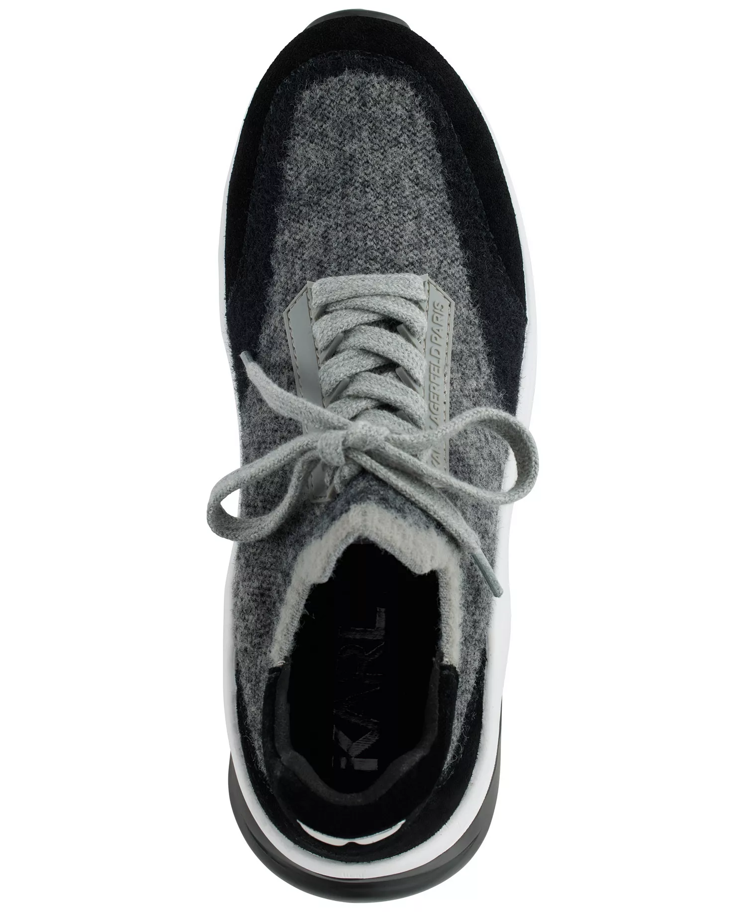 Women's Carsyn Lace Up Sneakers - Grey/black - 6.5M