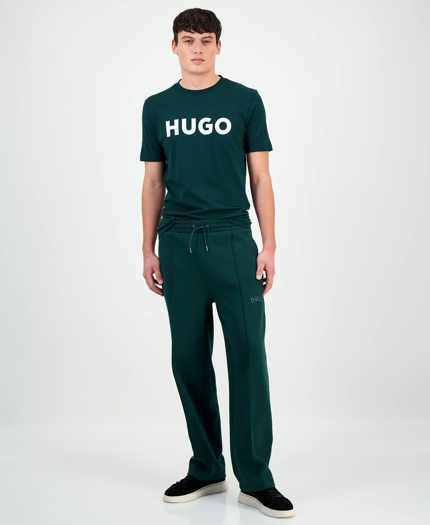 Hugo Fit Men's Dadsinolo Regular-Fit Drawstring Jogger Pants - Open Green - 2XL