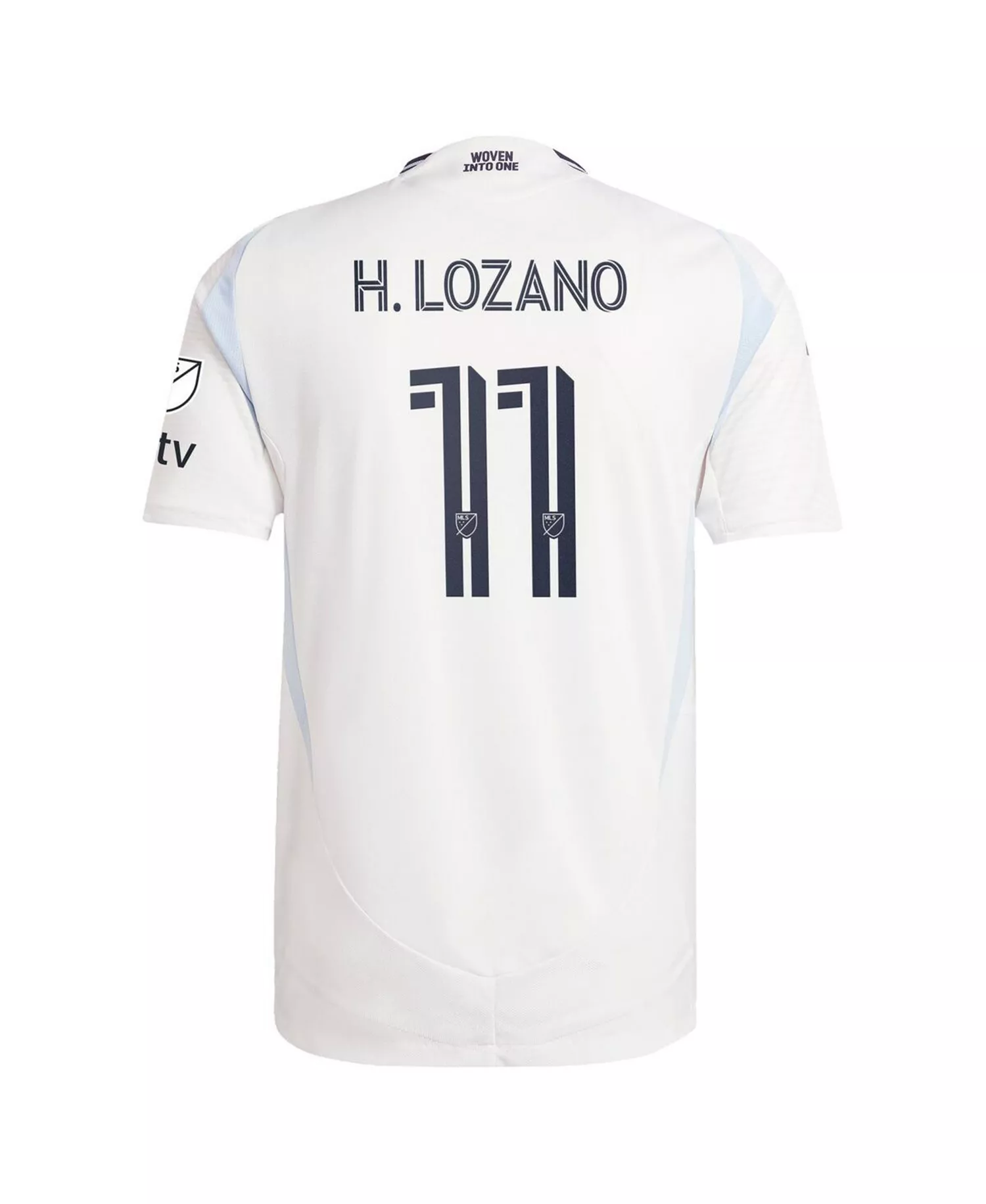 Men's Hirving Lozano White San Diego FC 2025 Woven Into One Authentic Player Jersey - White - 2XL