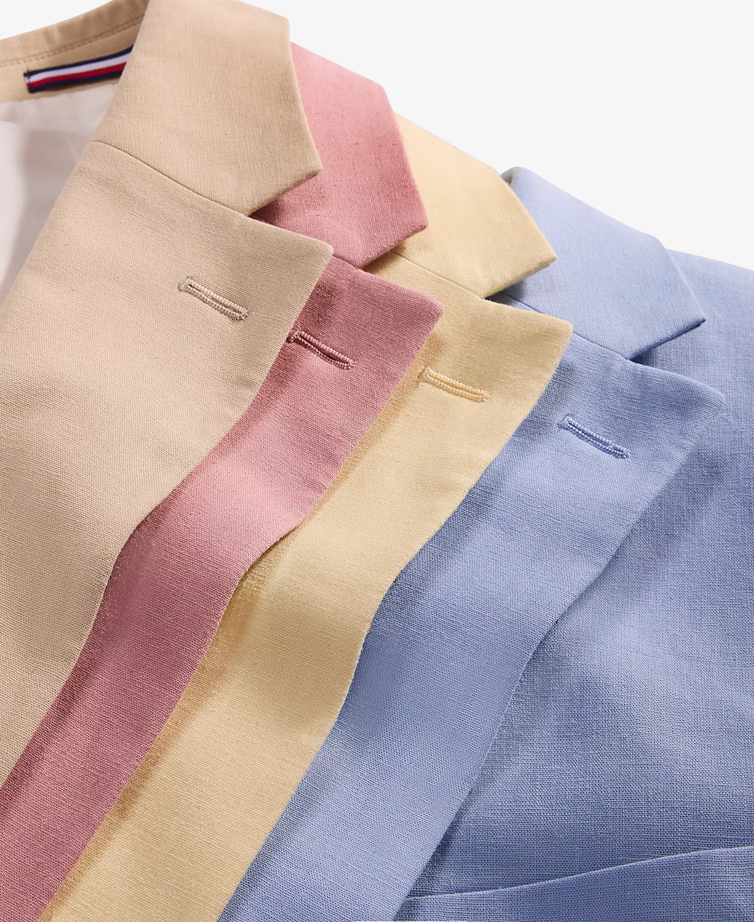 Men's Modern-Fit Linen Blend Blazer - LIGHT BLUE - 36R