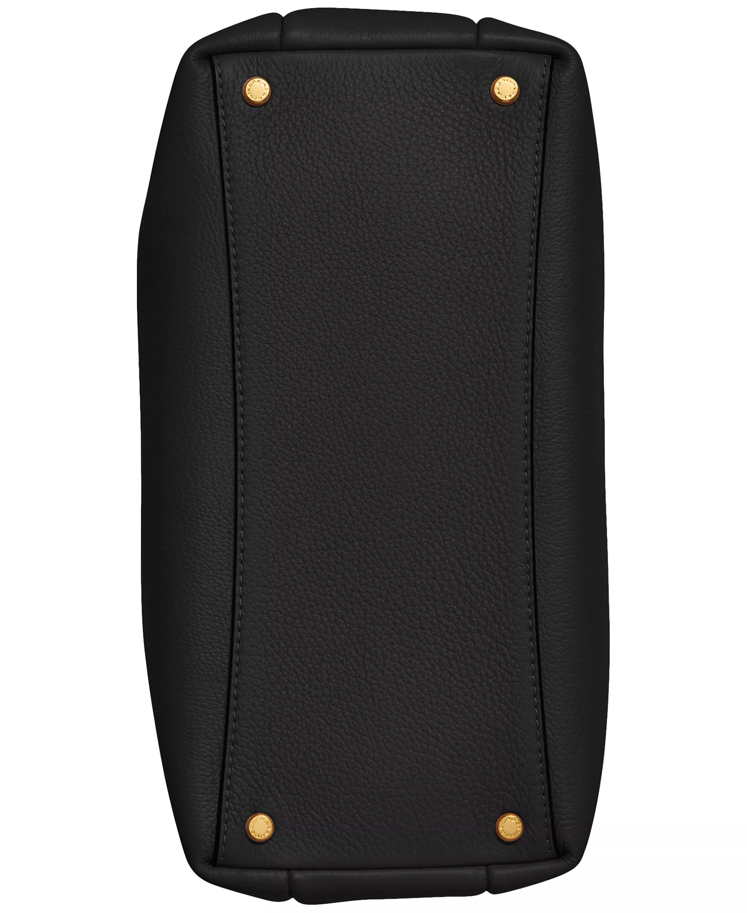 Amagansett Soft-Rolled Leather Satchel with Sculpted Magnet Closure - Black/gold - NO SIZE